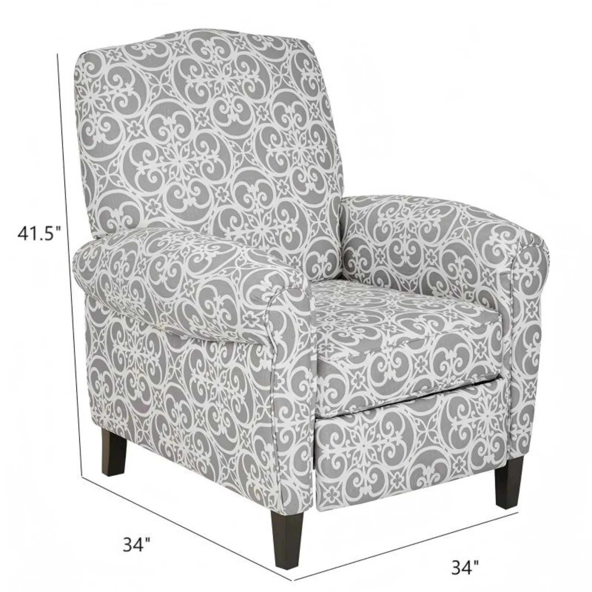 Kirby - Transitional Push Back Recliner Chair - Image 7