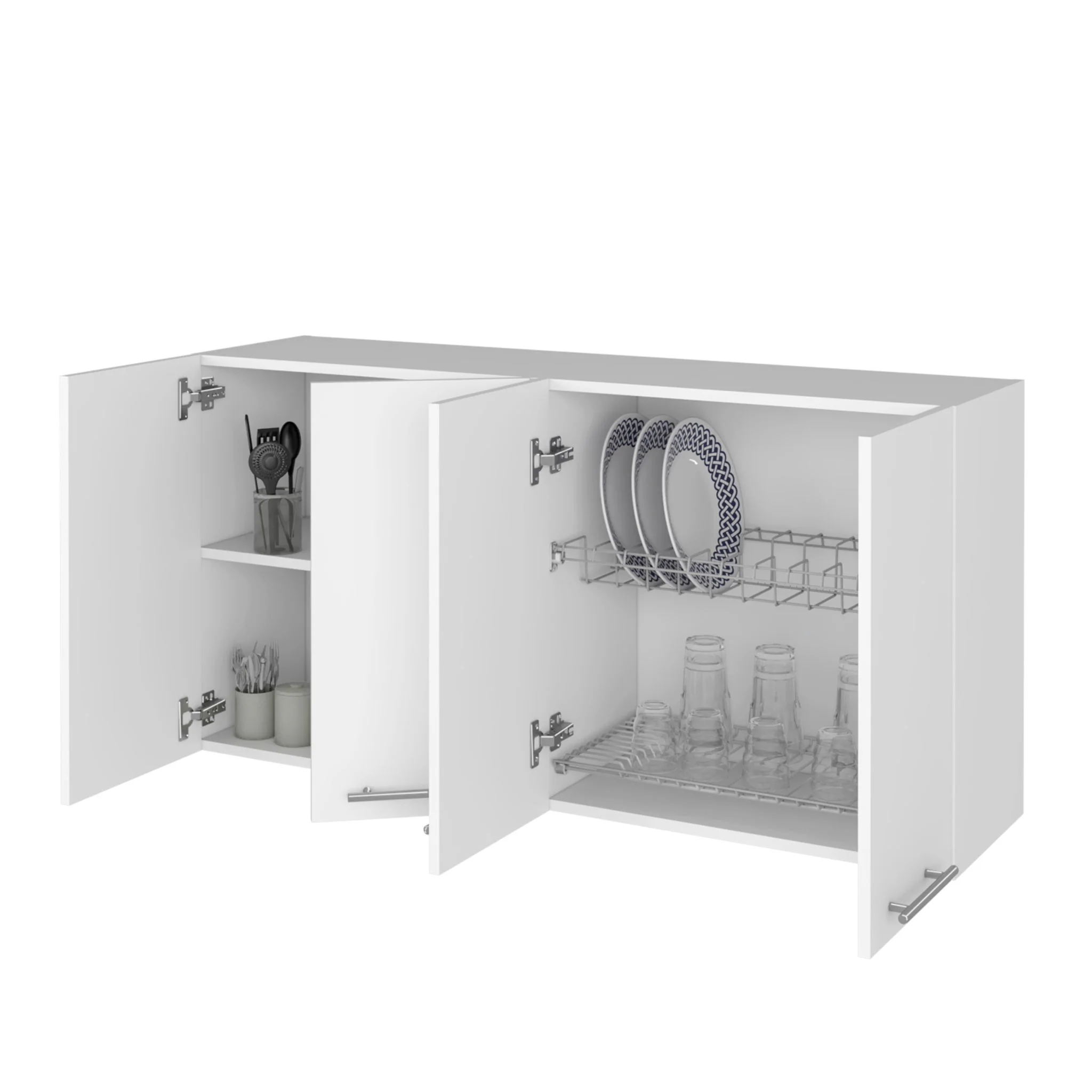 Kitchen Cabinet Durham Four Doors - White - Image 4