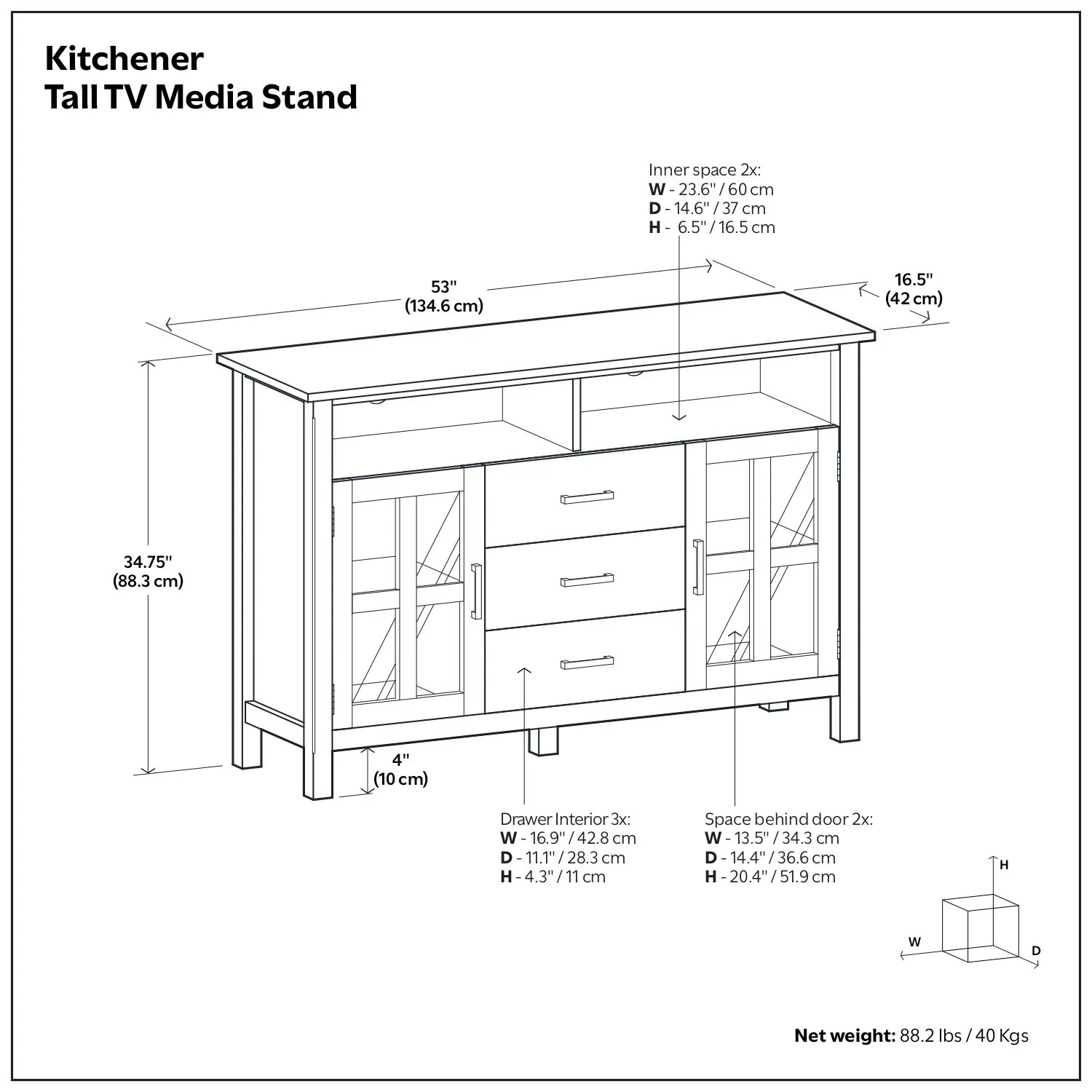 Kitchener - Handcrafted TV Media Stand - Image 13