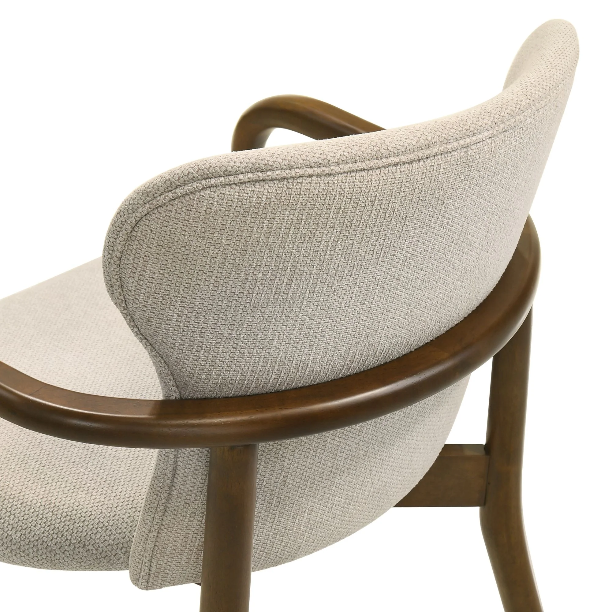 Klarissa - Dining Chair - Cream / Walnut - Image 6