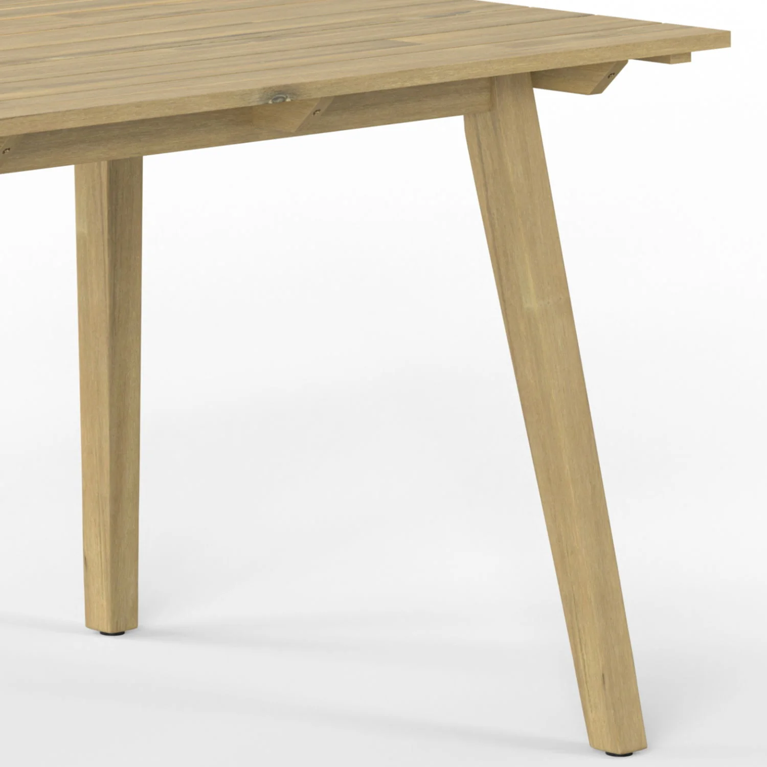 Kona - Outdoor Dining Table - Light Teak - Image 7