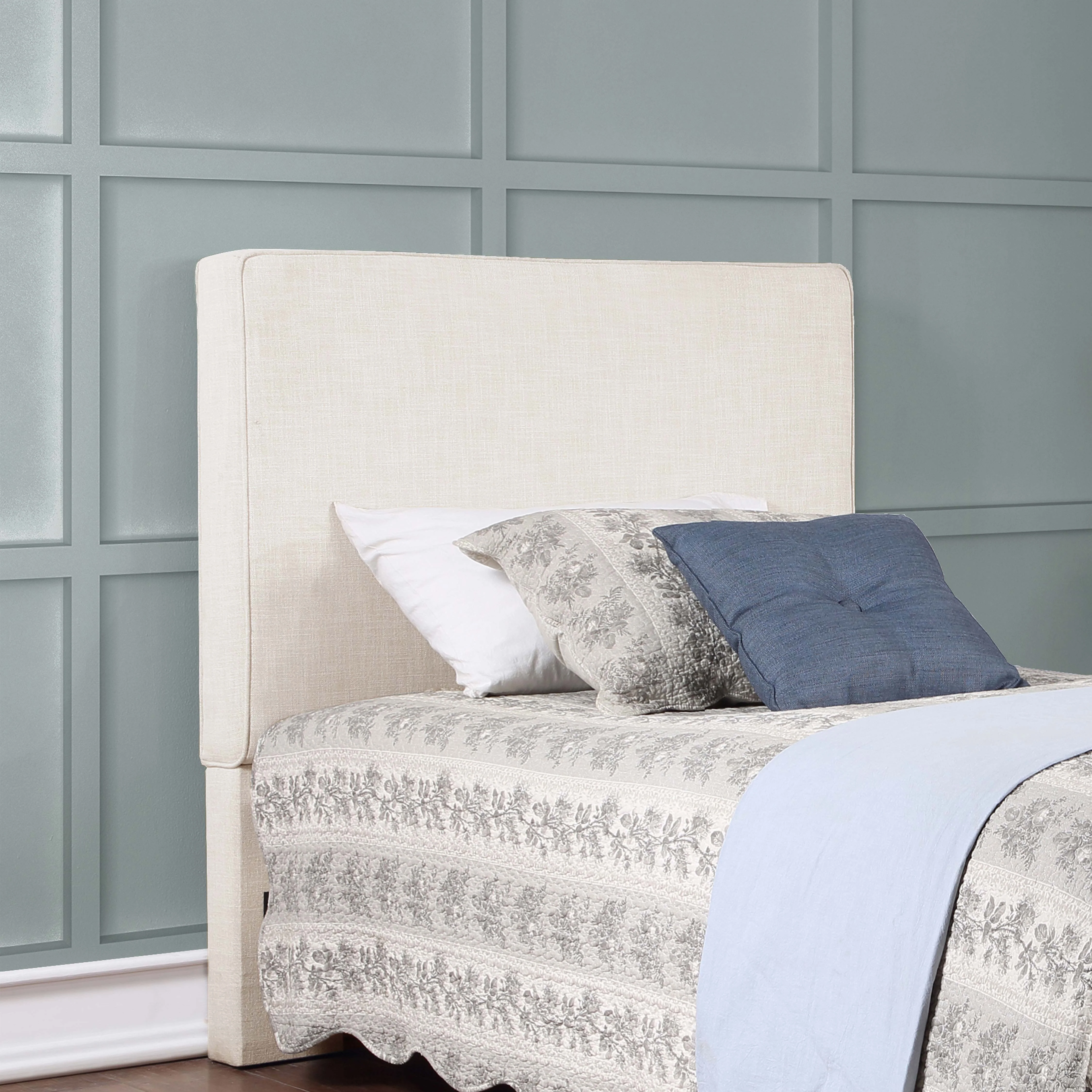 Kosmo Upholstered Twin Panel Headboard in Sand - Image 5