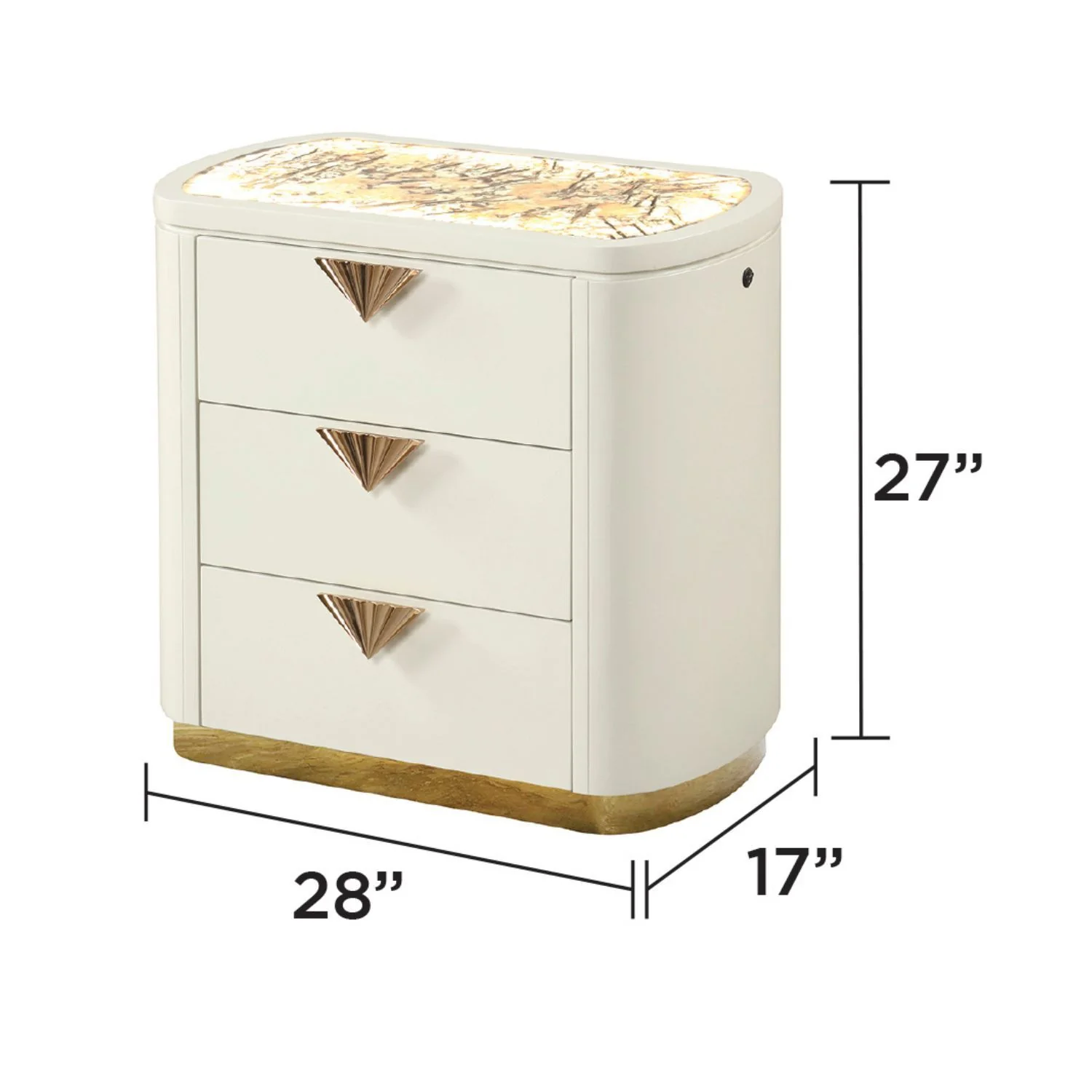 La Pierre - Bedroom Set With Upholstered LED Bed - Image 8
