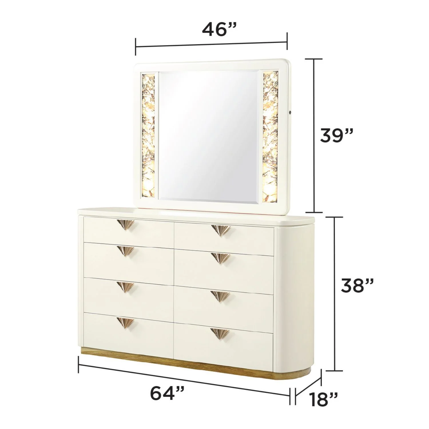 La Pierre - Dresser - Beige - Image 5