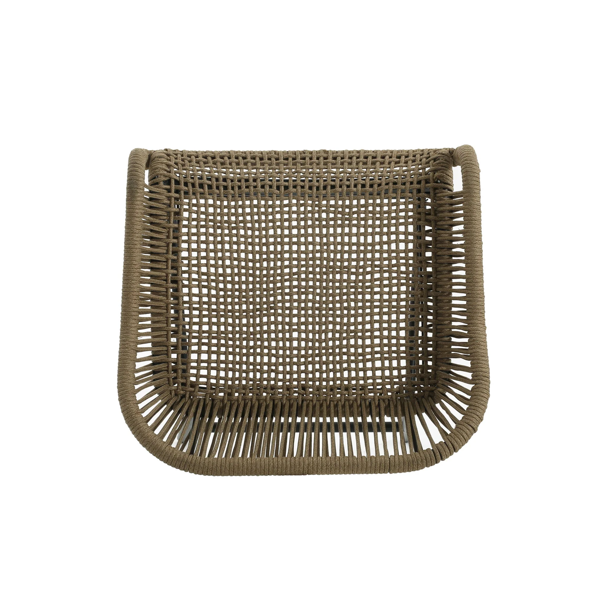 La Push - Outdoor Rope Barstool (Set of 2) - Black / Brown - Image 6