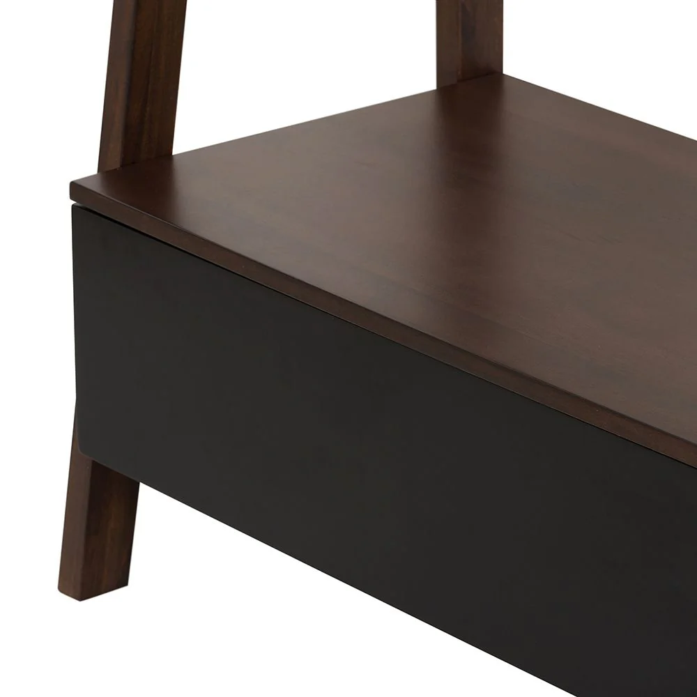 Ladder Shelf, Ladder Style Display Shelf - Natural Wood / Brown - Image 5