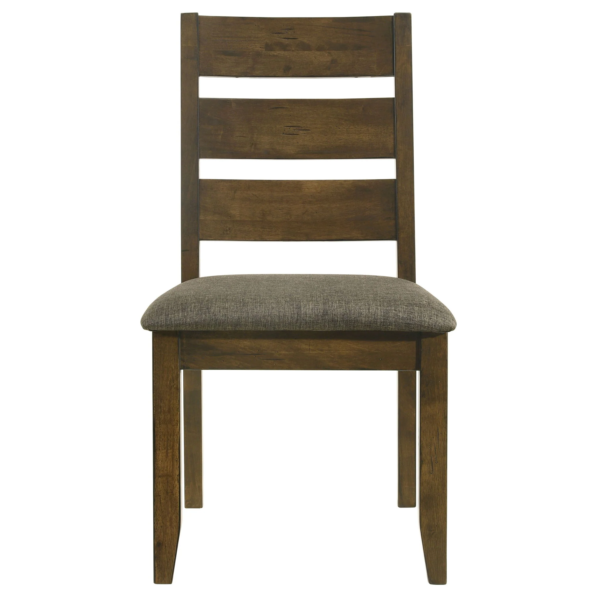 Ladderback Dining Chair (Set of 2) - Brown - Image 4