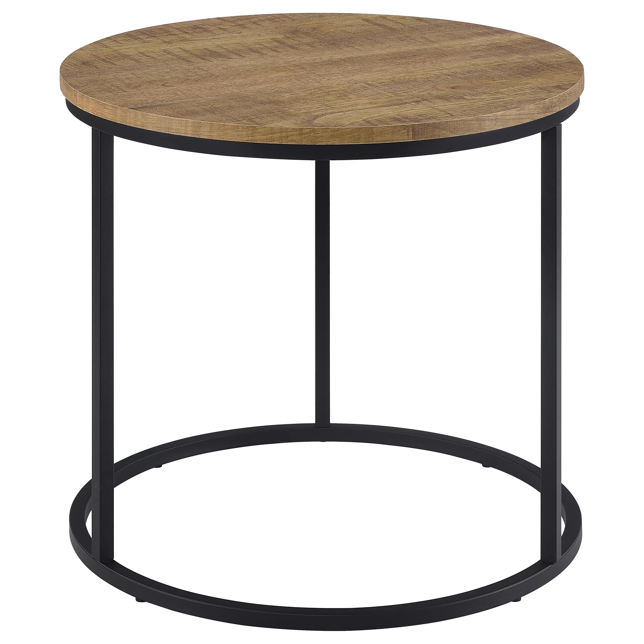 Lainey Round Occasional Side End Table in Mango - Image 3