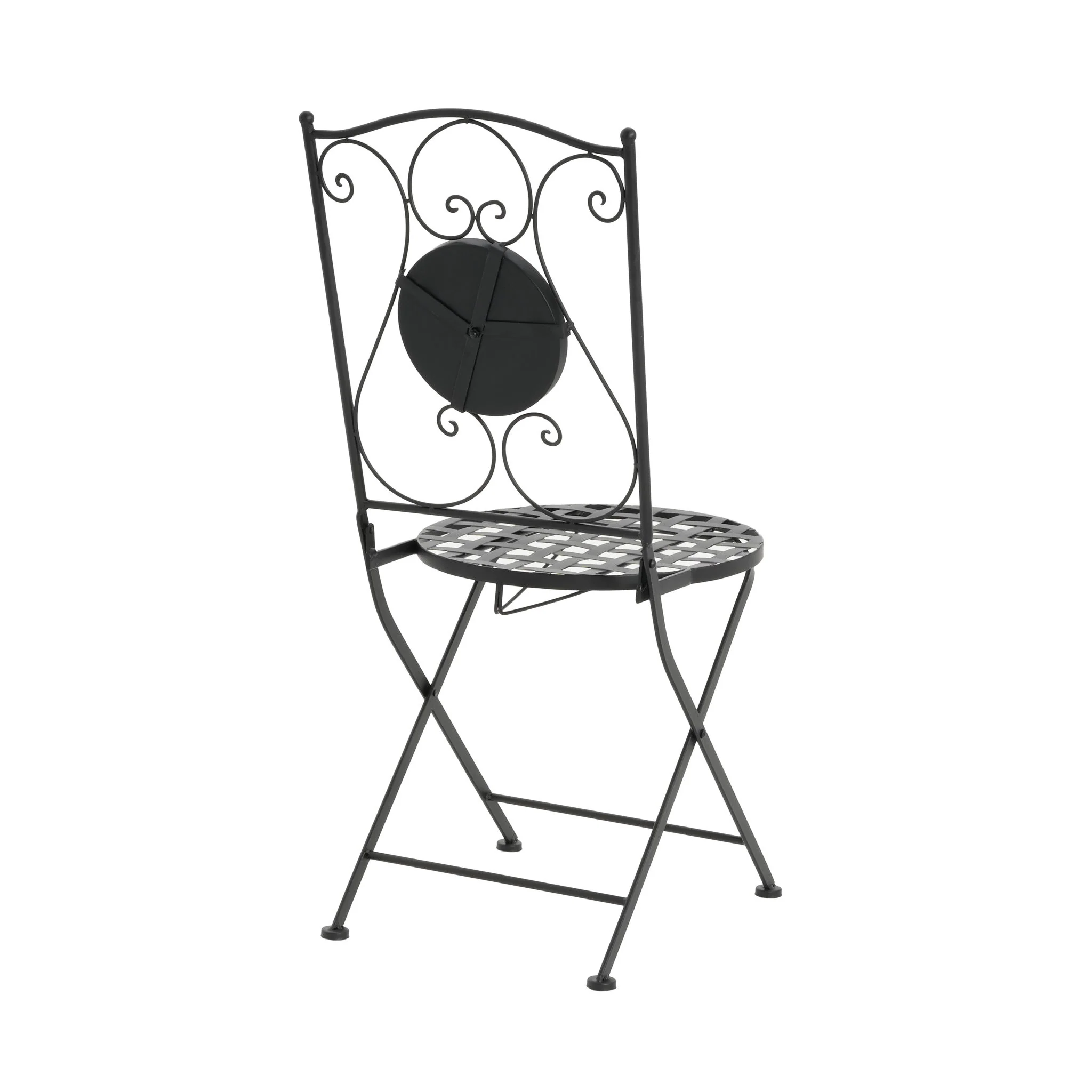 Lambert - Outdoor Chat Set - Black / Red - Image 3