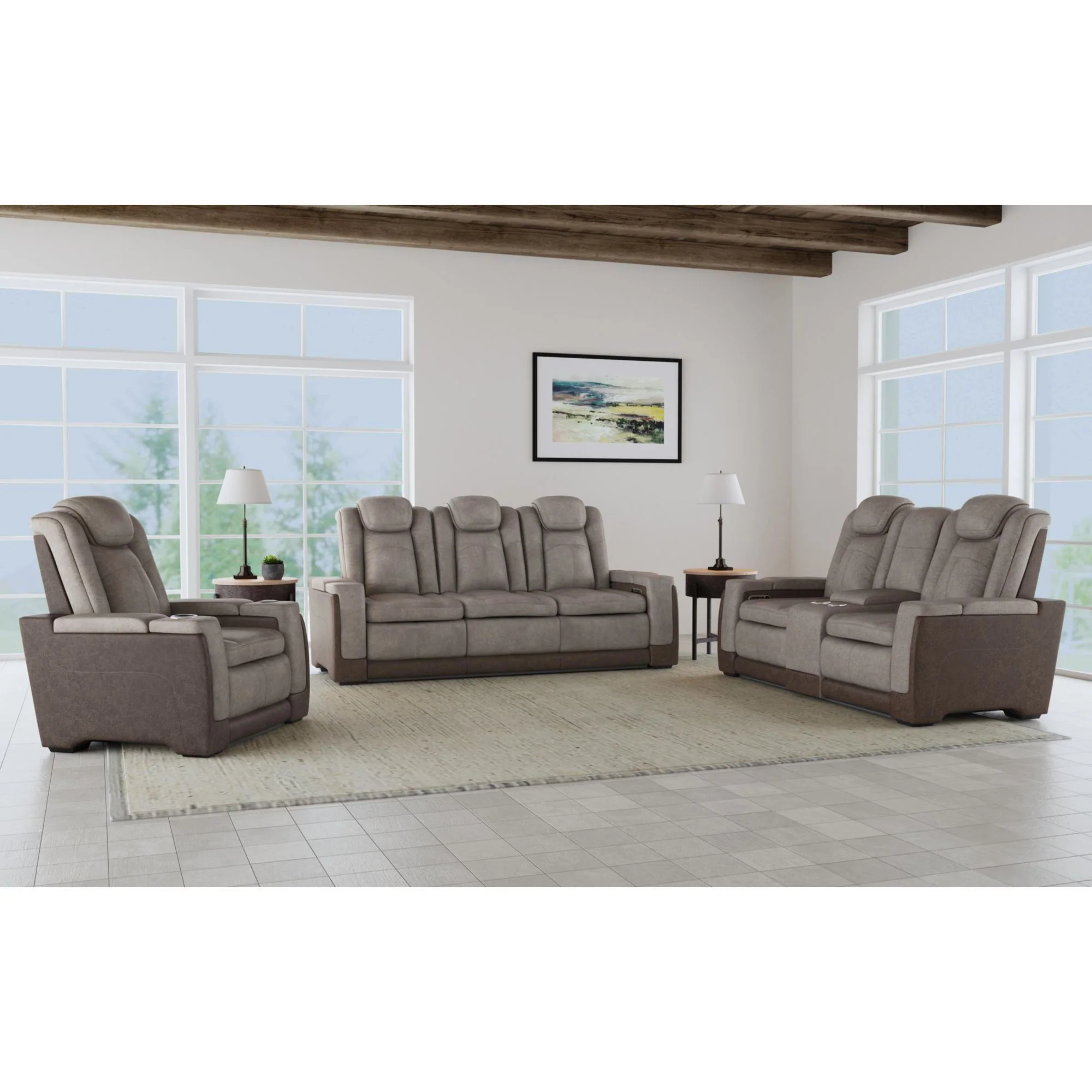 Lantana - Power Motion Recliner With Power Headrest, LED , Wireless Charger And Cup Holder - Image 12