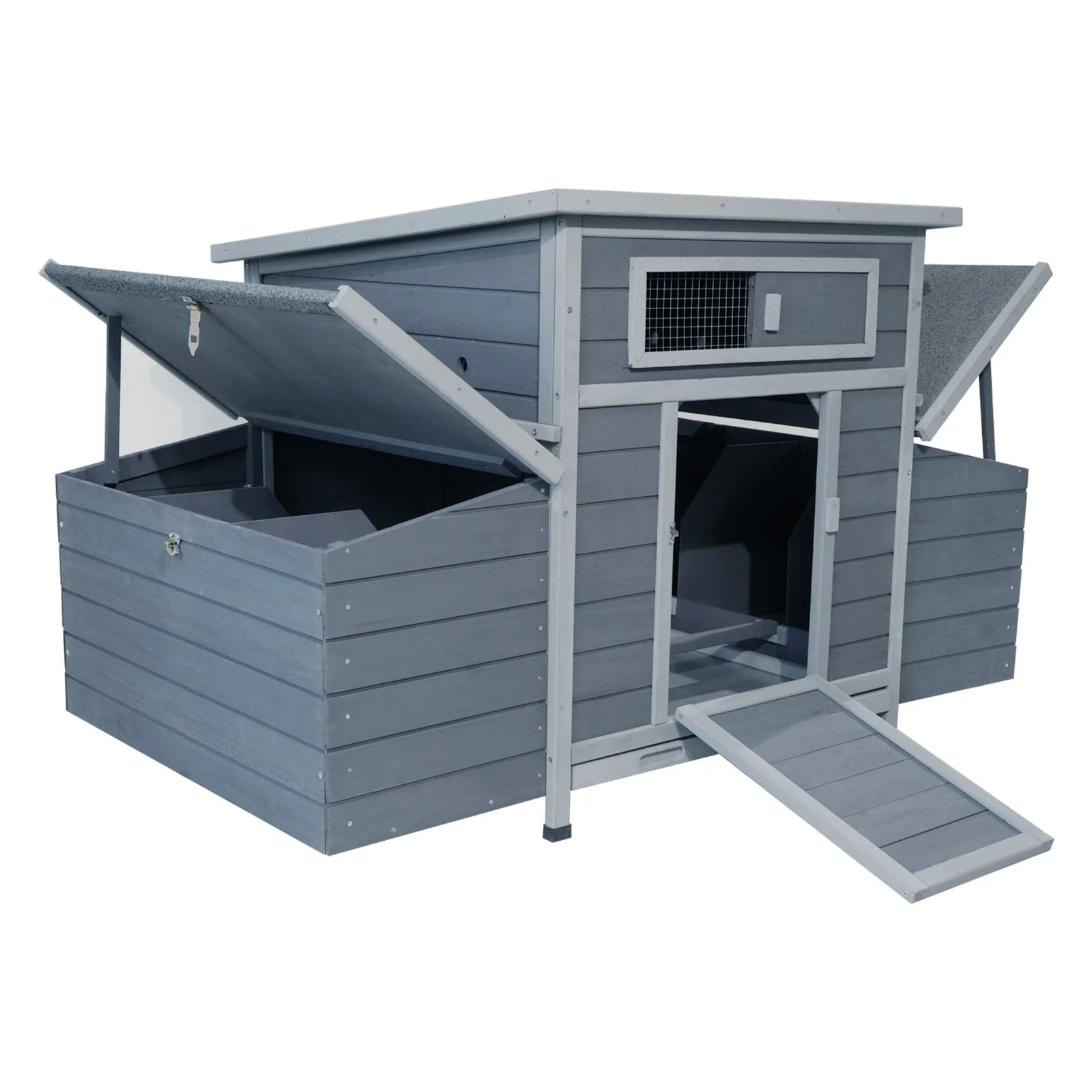 Large Chicken Coop Outdoor Hen House & Dual Nesting Boxes - Image 3