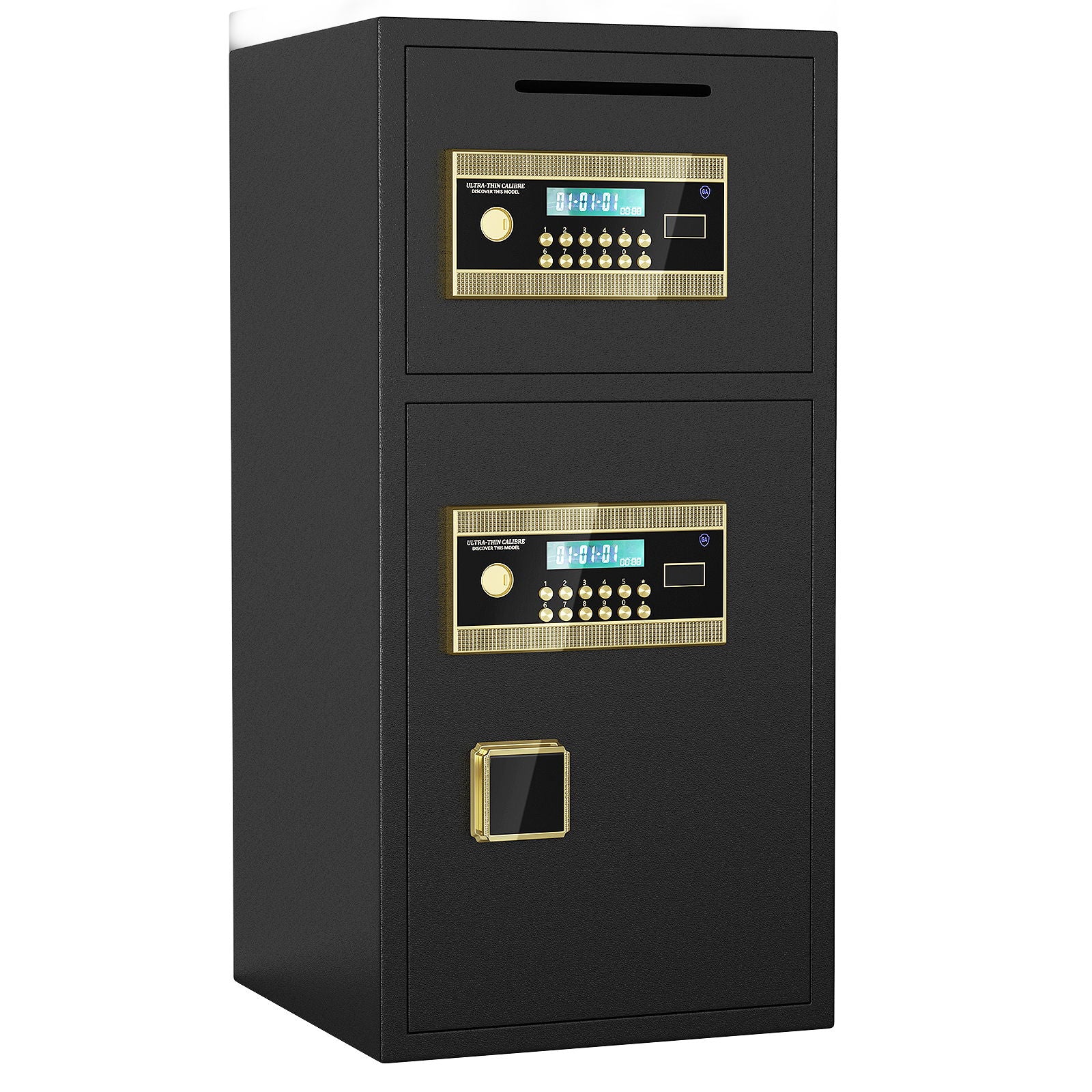 Large Double Door Coin Operated Safe, Digital Security Safe With Fireproof And Waterproof Bag - Image 2