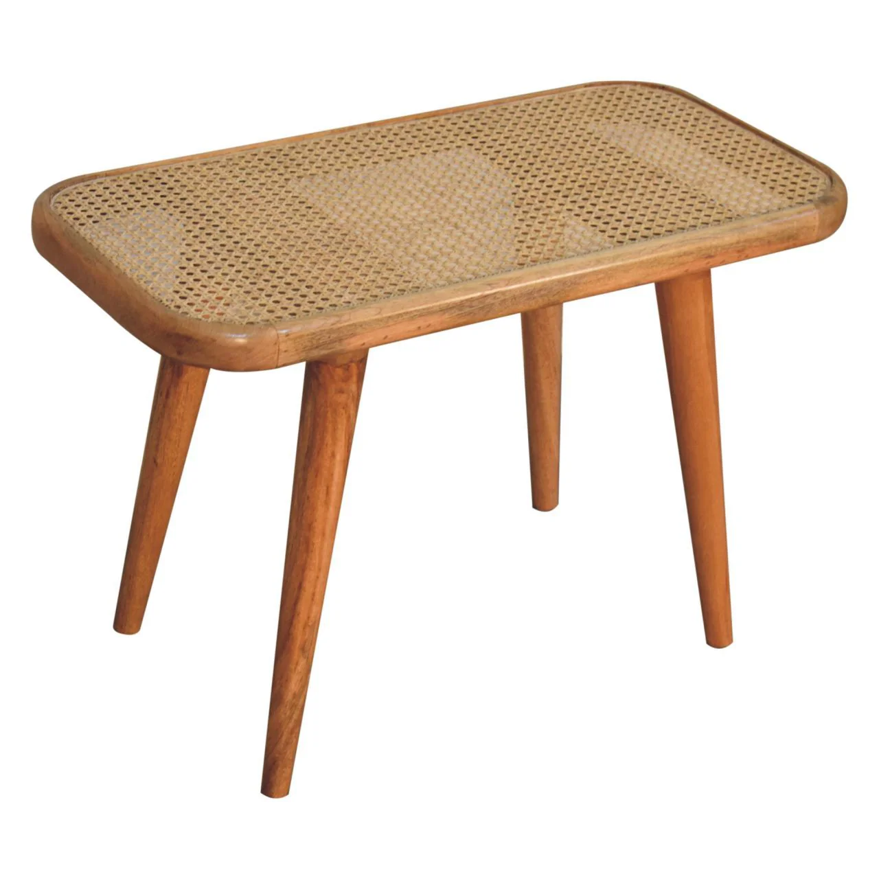 Larissa - Rattan Bench - Oak - Image 2