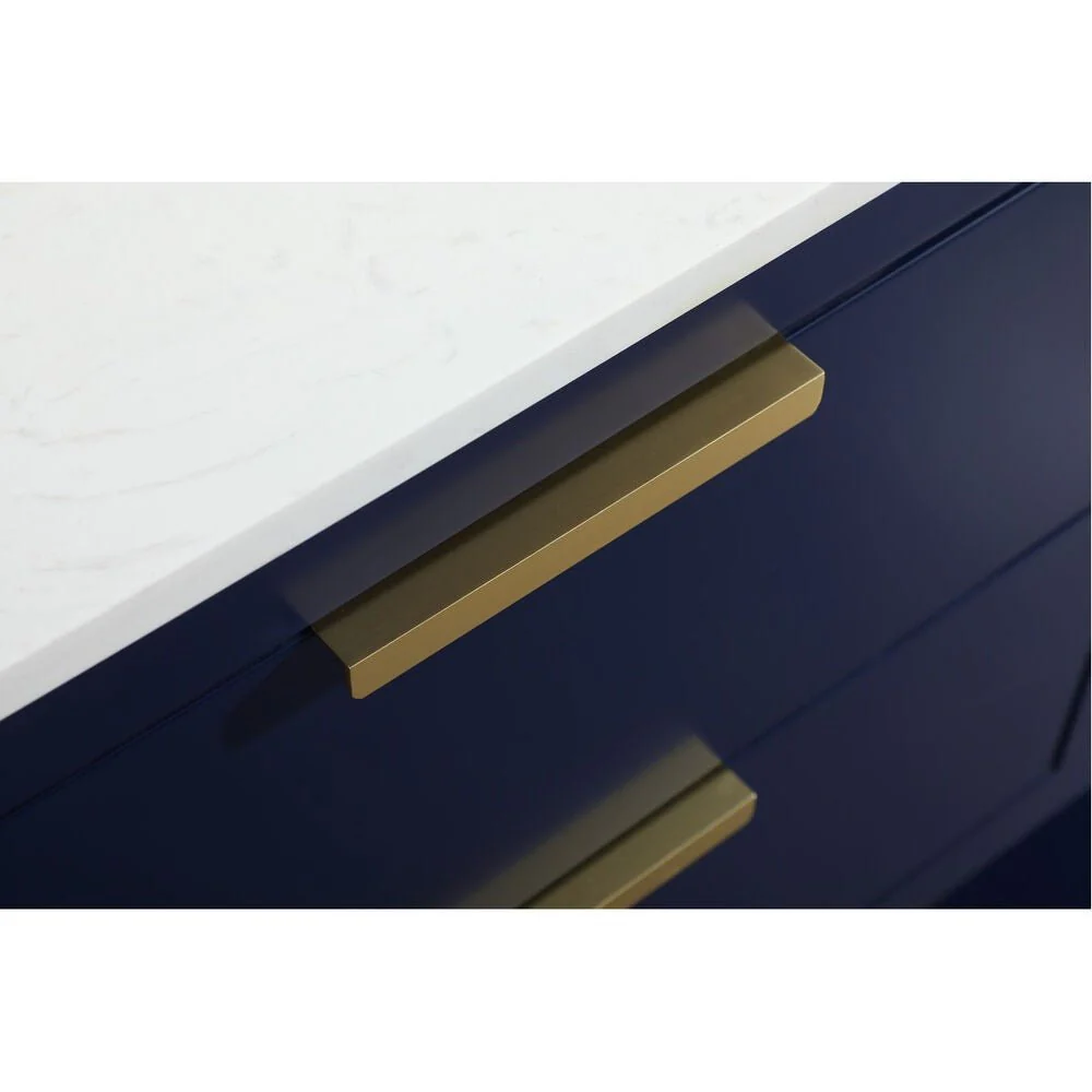 Larkin 48 inch Free Standing Single Basin Vanity in Blue - Image 13