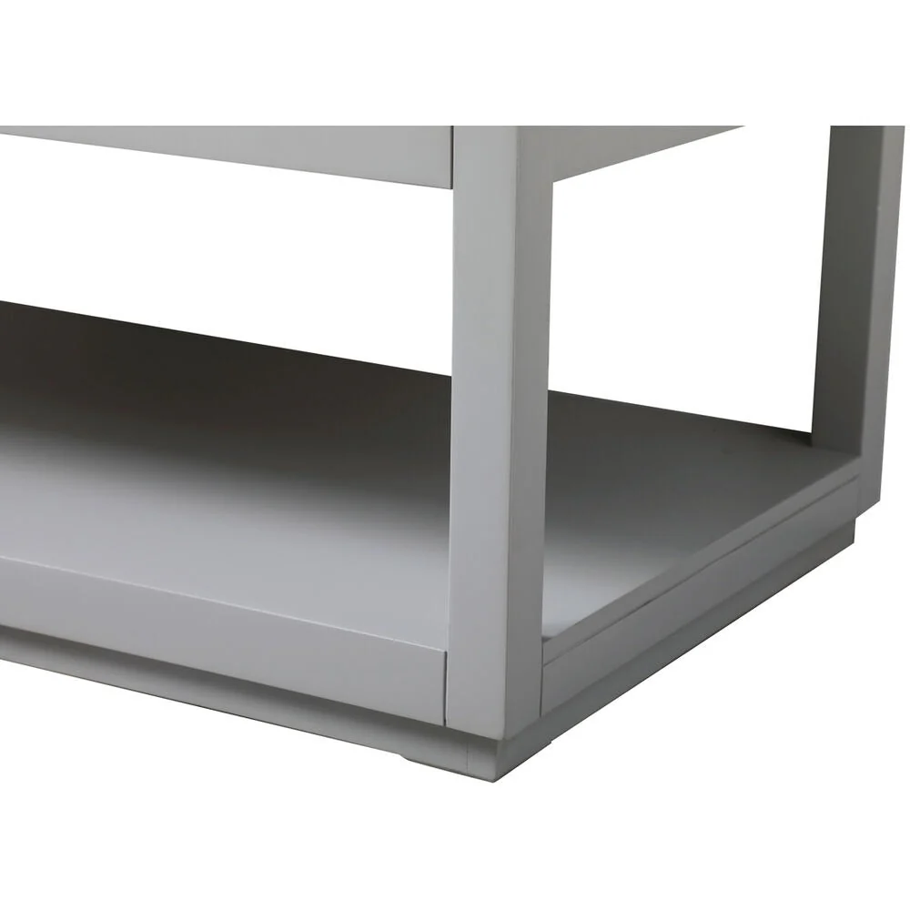 Larkin 54 inch Free Standing Single Basin Vanity in Grey - Image 9