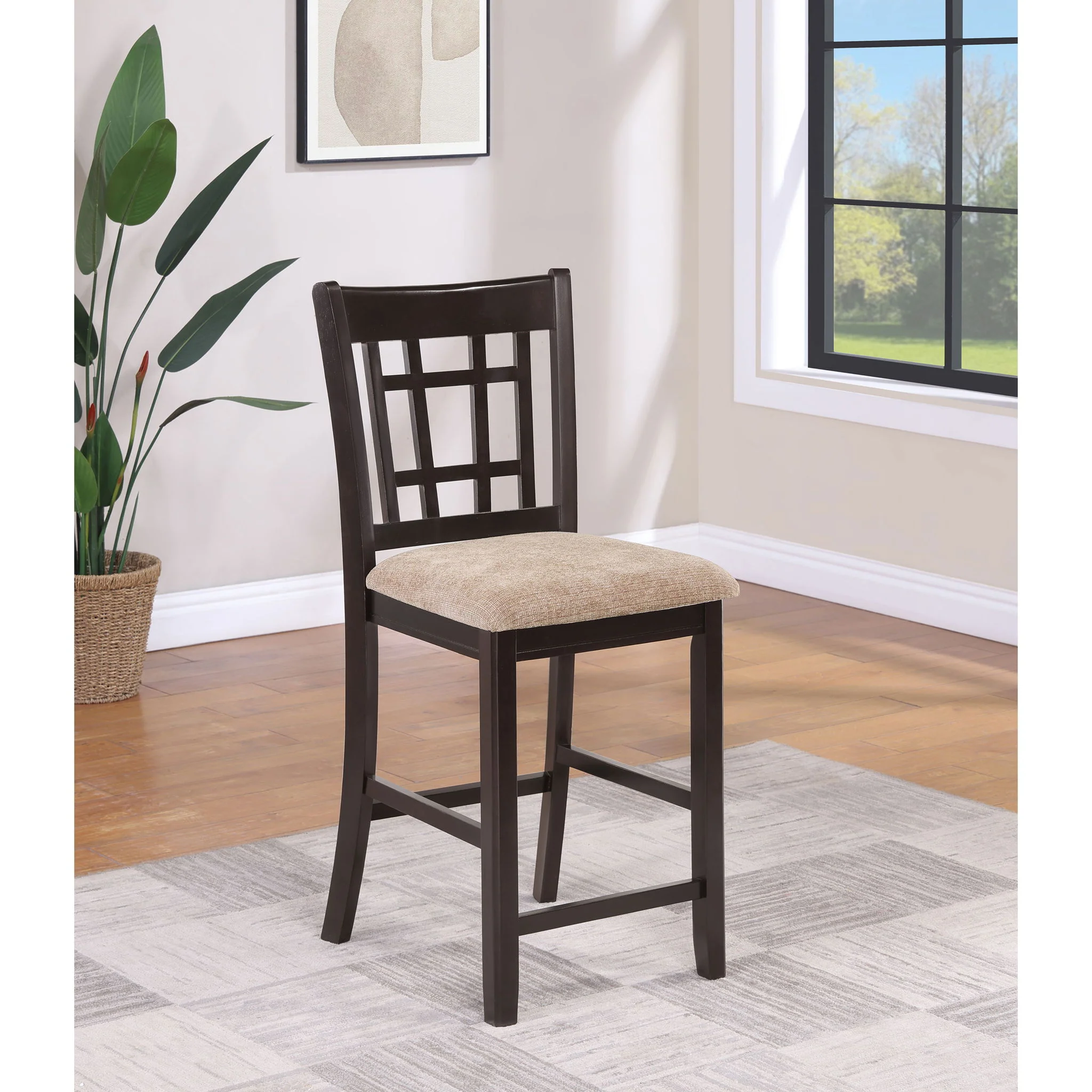 Lattice Back Counter Height Stools (Set of 2) - Image 17