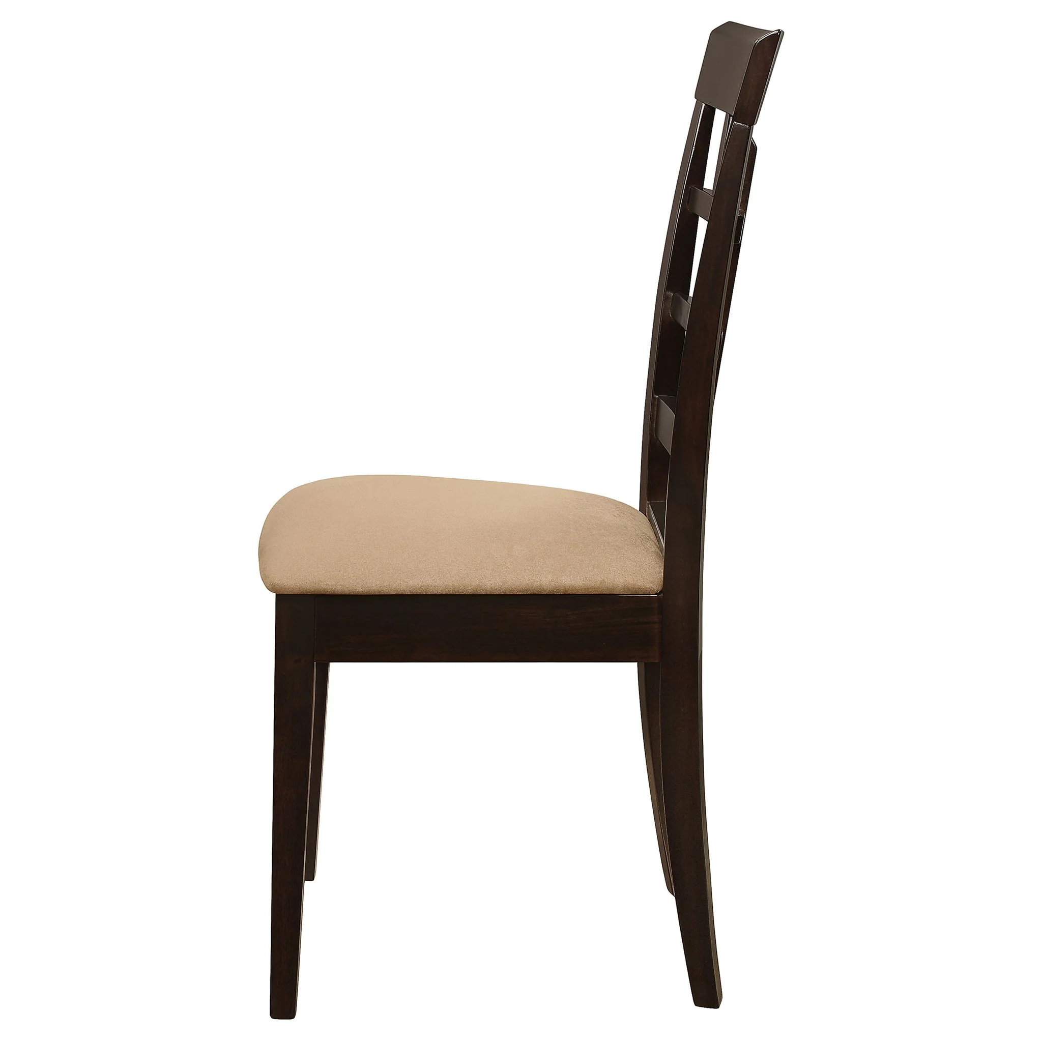 Lattice Back Dining Chair (Set of 2) - Brown - Image 6