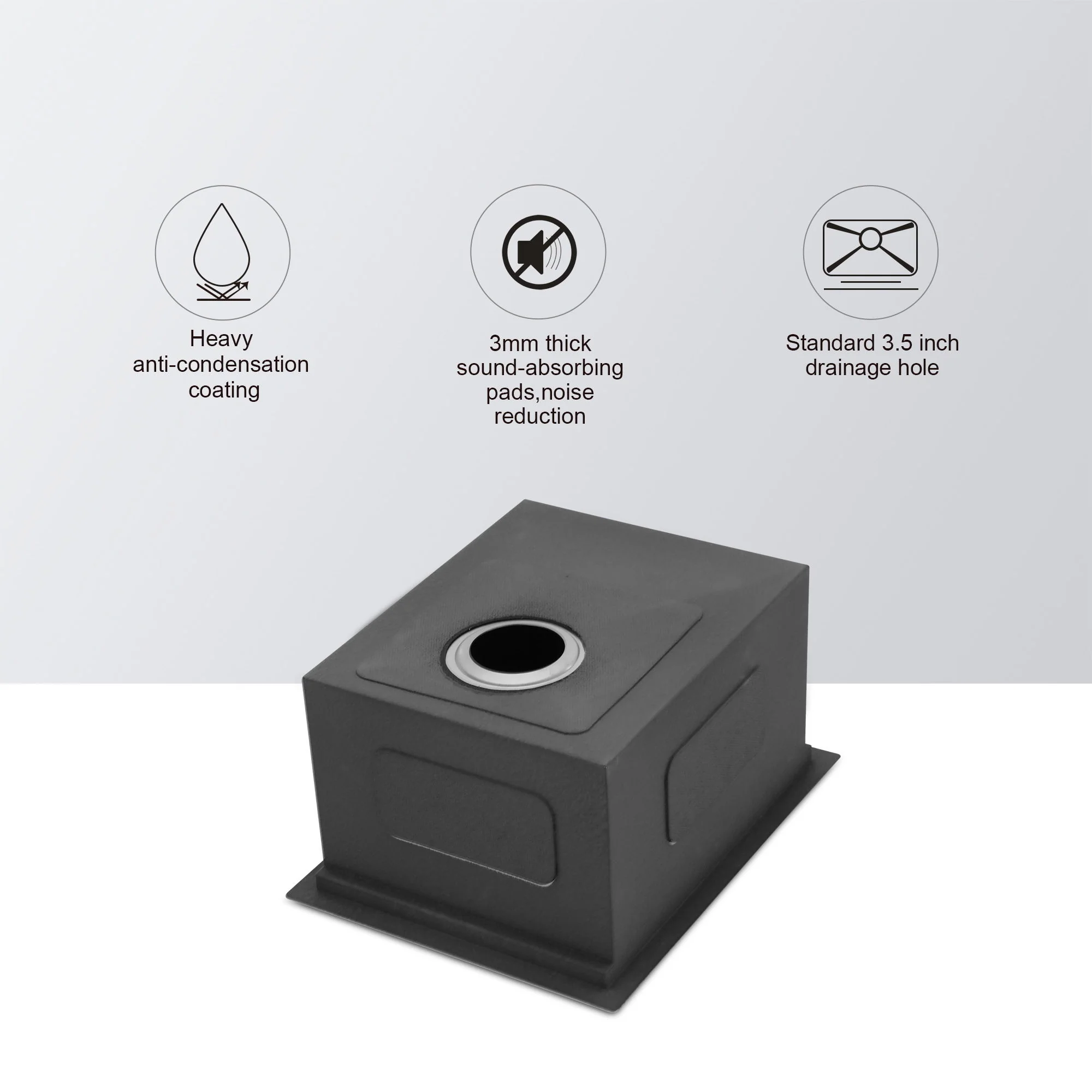 Laundry Workstation Undermount Utility Sink, Deep Single Bowl - Image 13