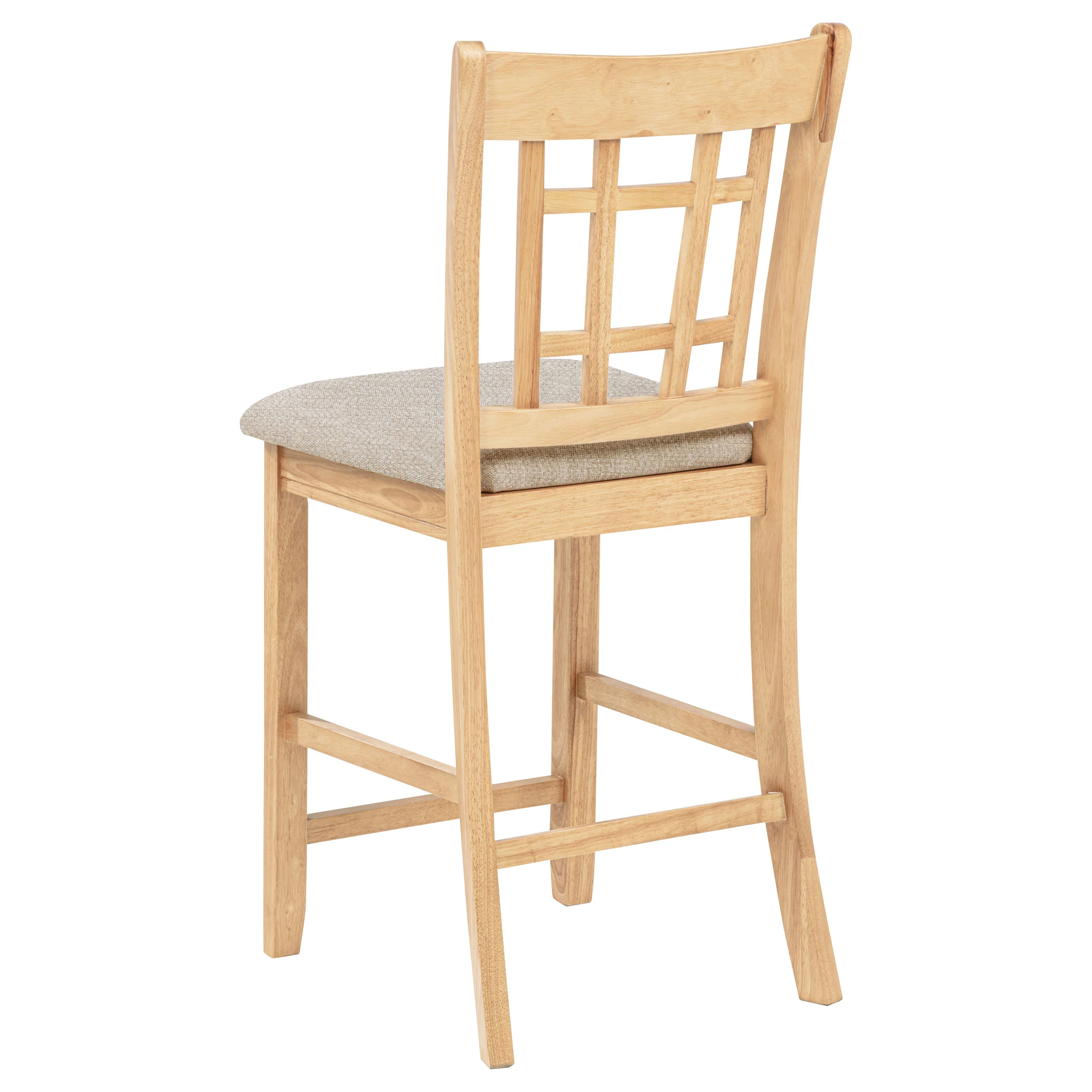 Lavon 5-Piece Oval Counter Height Dining Set Light Oak - Image 14
