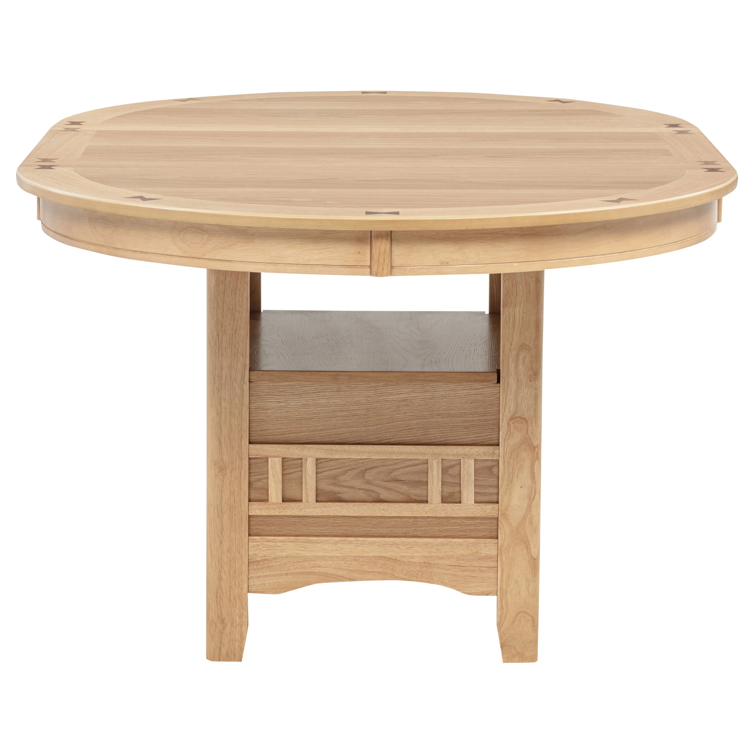 Lavon 5-Piece Oval Extension Dining Set Light Oak - Image 8