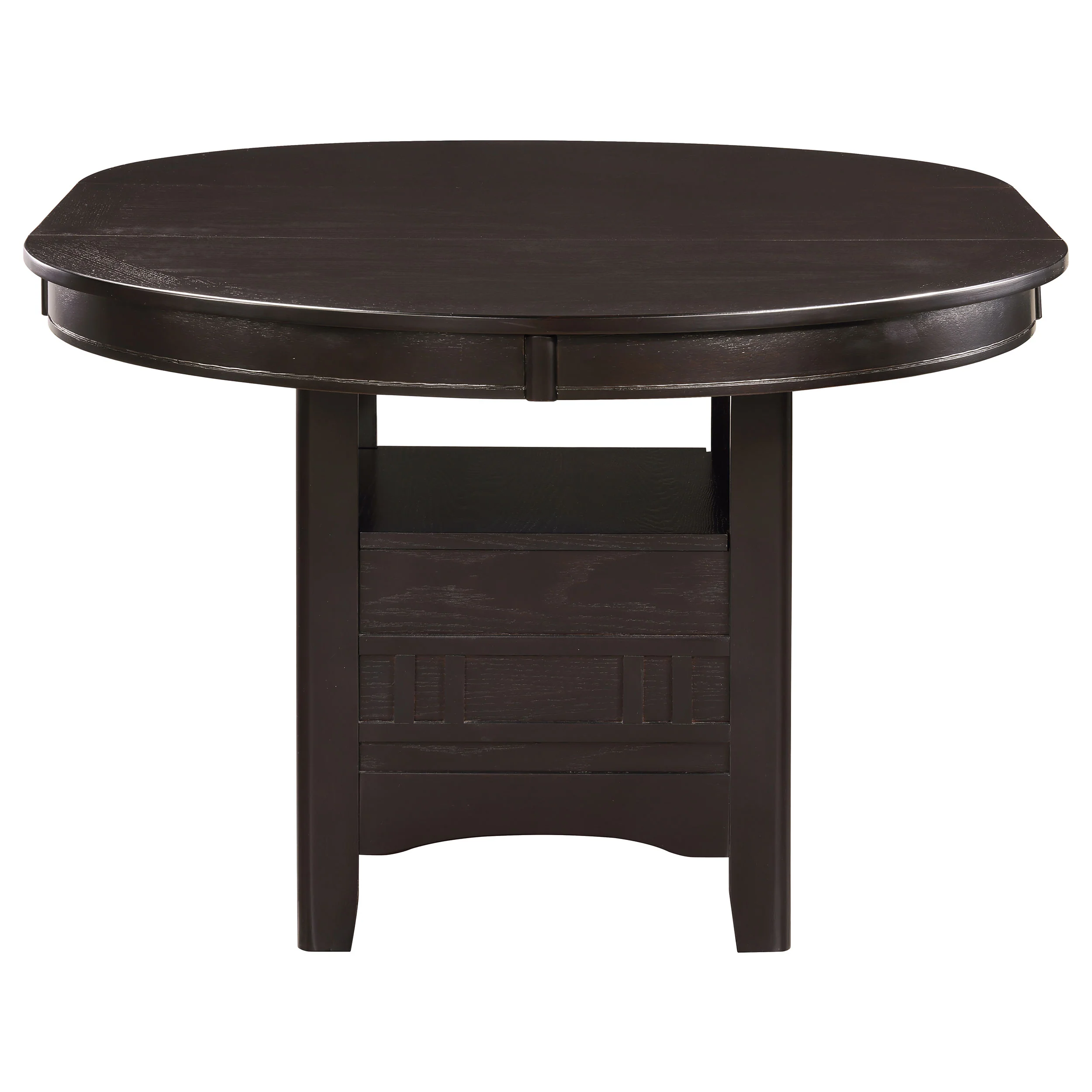 Lavon Oval 60-inch Wood Extension Dining Table Espresso - Image 5