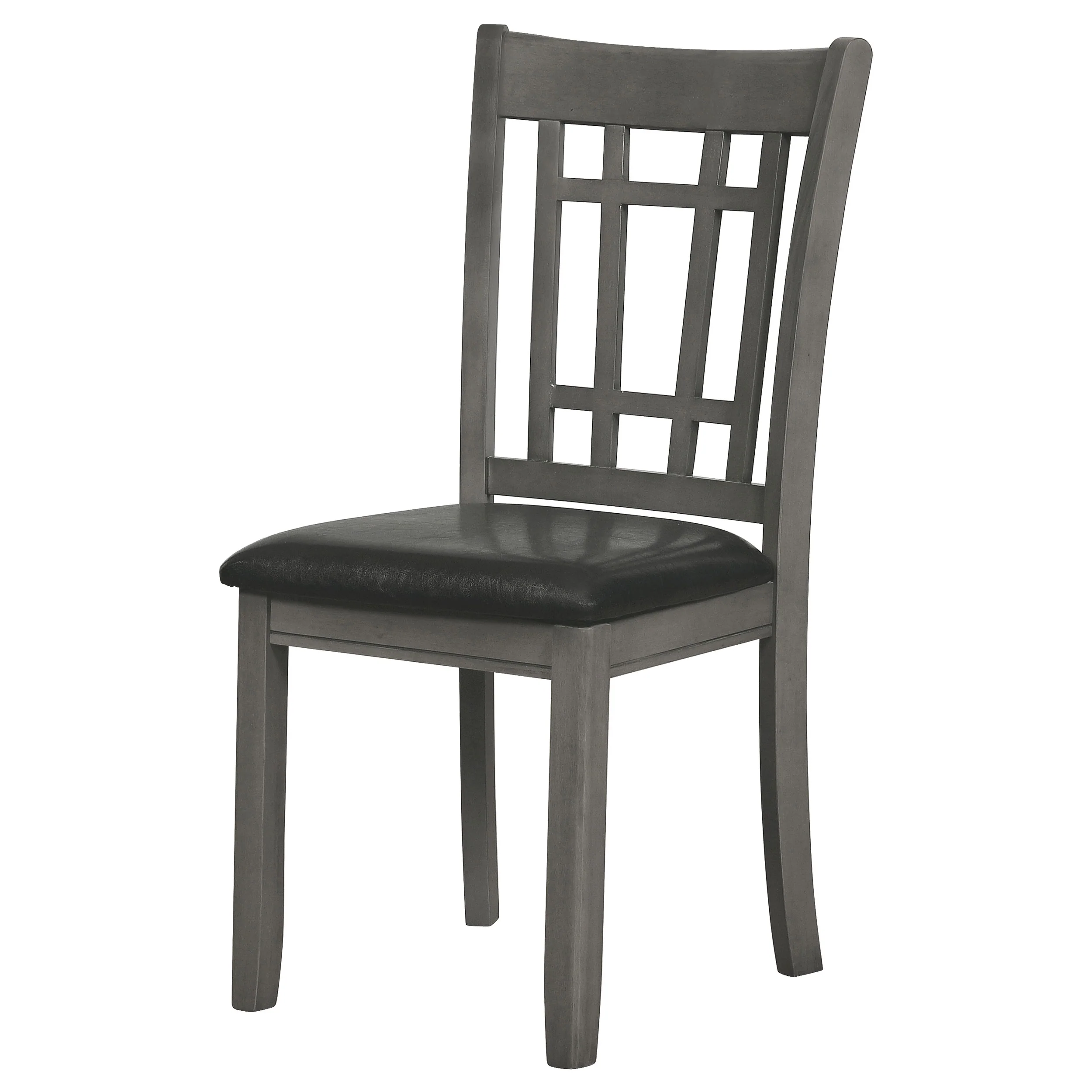 Lavon Wood Dining Side Chair - Medium Grey (Set of 2) - Image 3