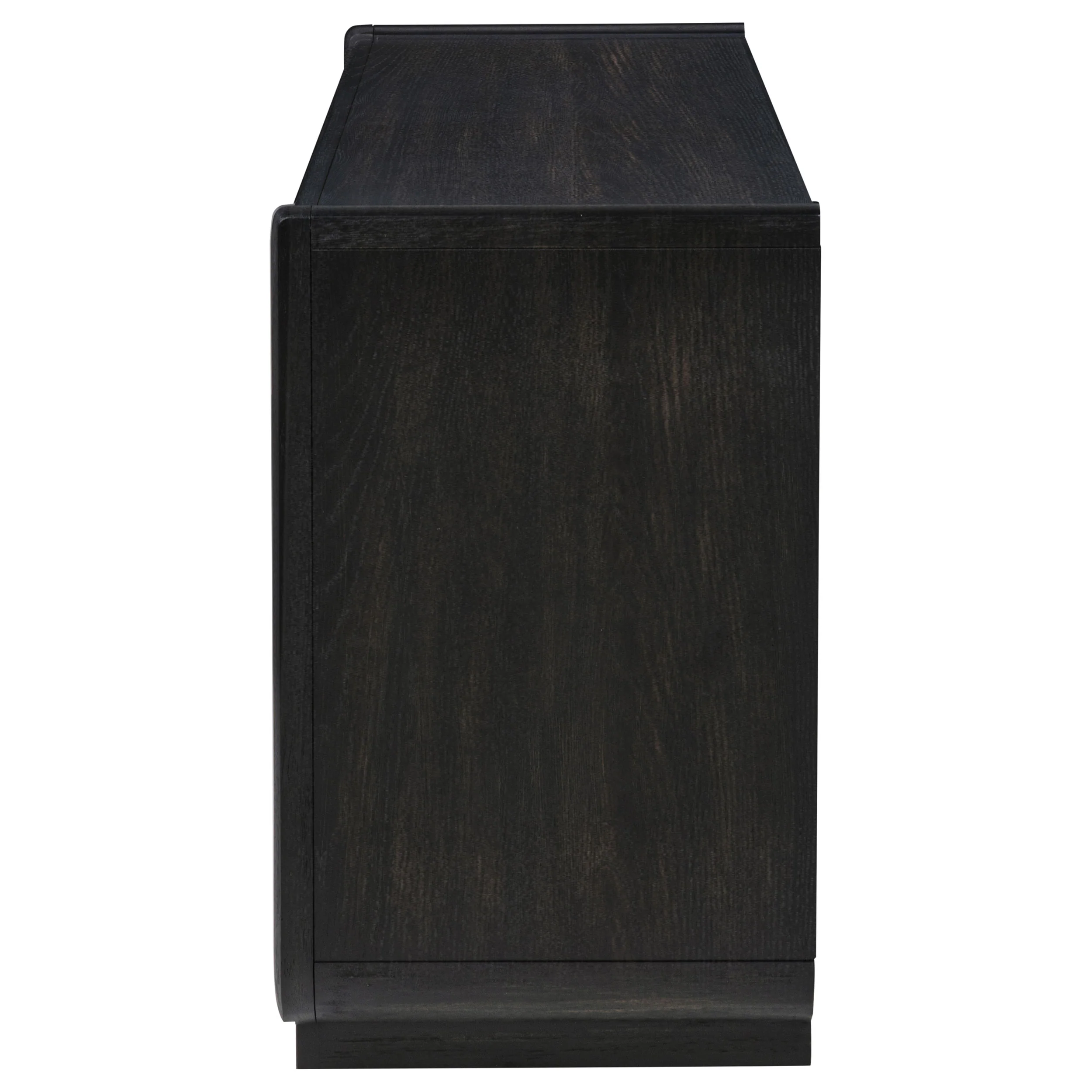 Leandro 2-Drawer Entryway Console Table, Burnished Black - Image 5