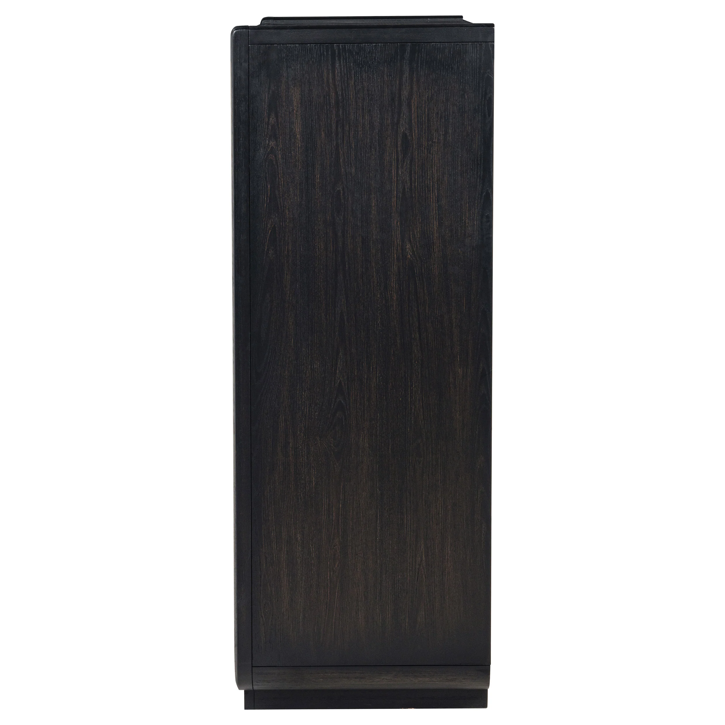 Leandro 5-Drawer Chest of Drawers in Burnished Black - Image 2