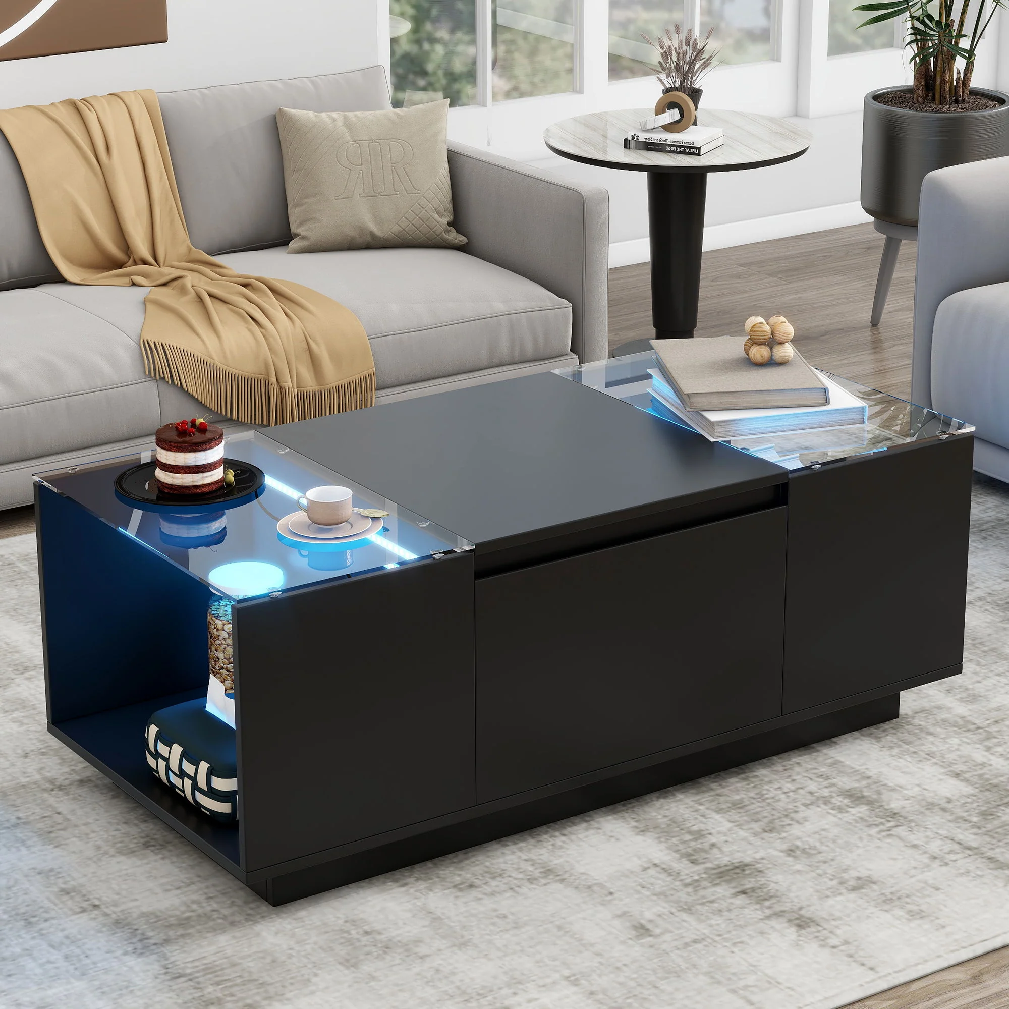 LED Coffee Table, Modern Center Table - Image 11