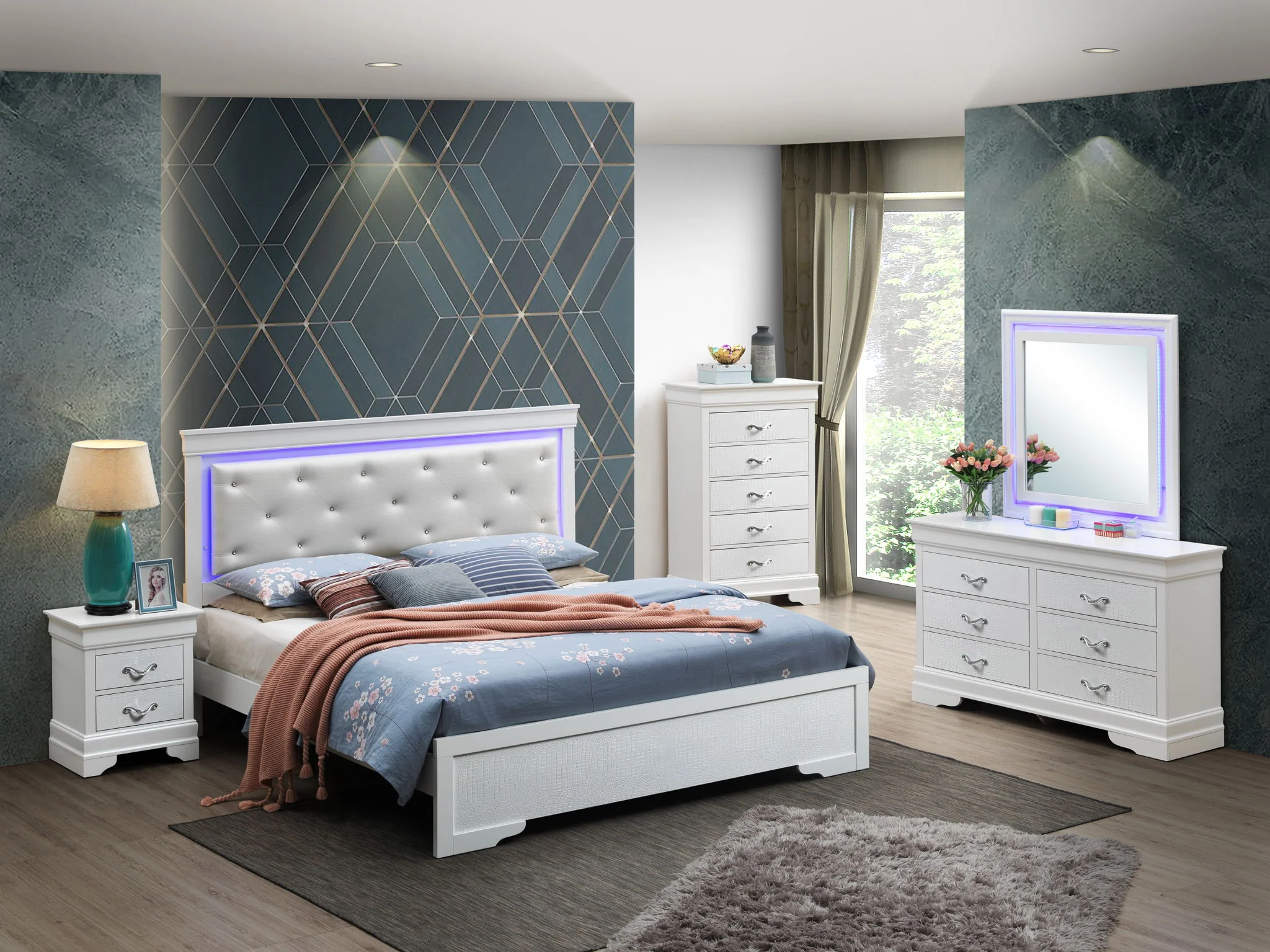 LED Elegant Bed - Image 30