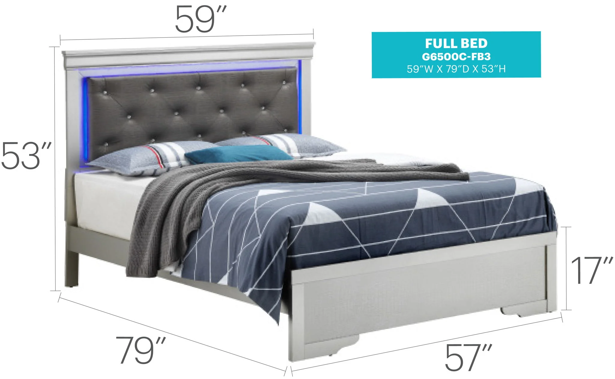 LED Elegant Bed - Image 31