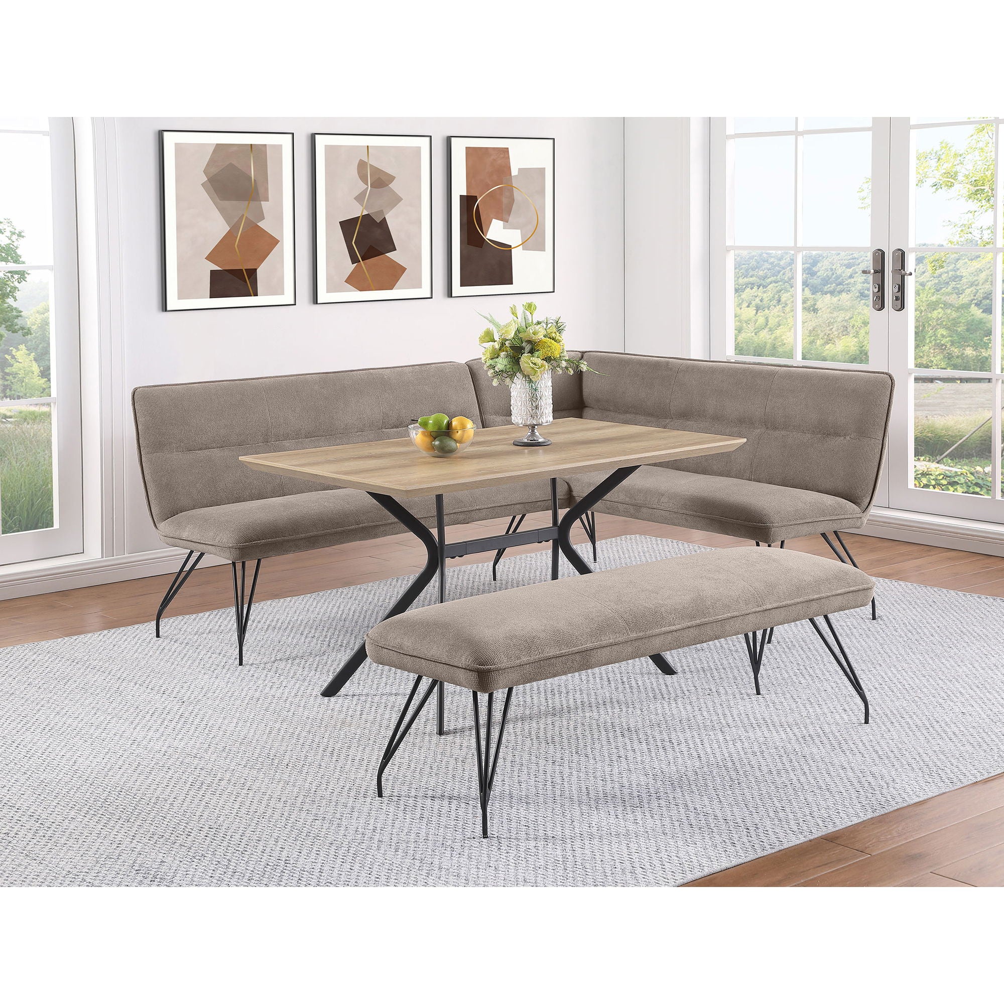 Ledger - L-Shaped Dining Bench - Image 10