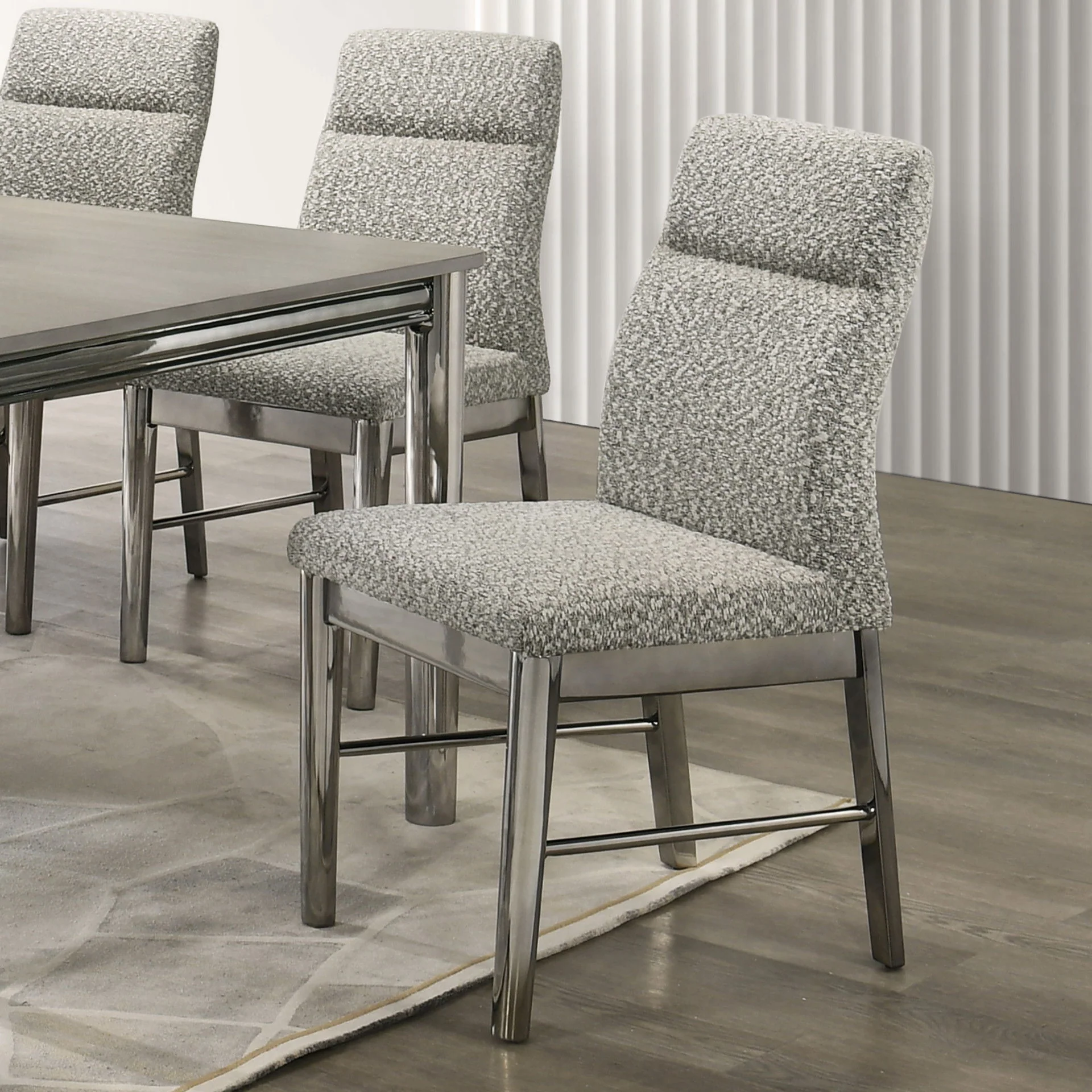 Lennox - Upholstered Side Chair (Set of 2) - Gray - Image 2