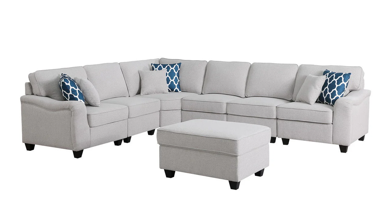 Leo - Comfor Modular Sofa And Ottoman - Image 10