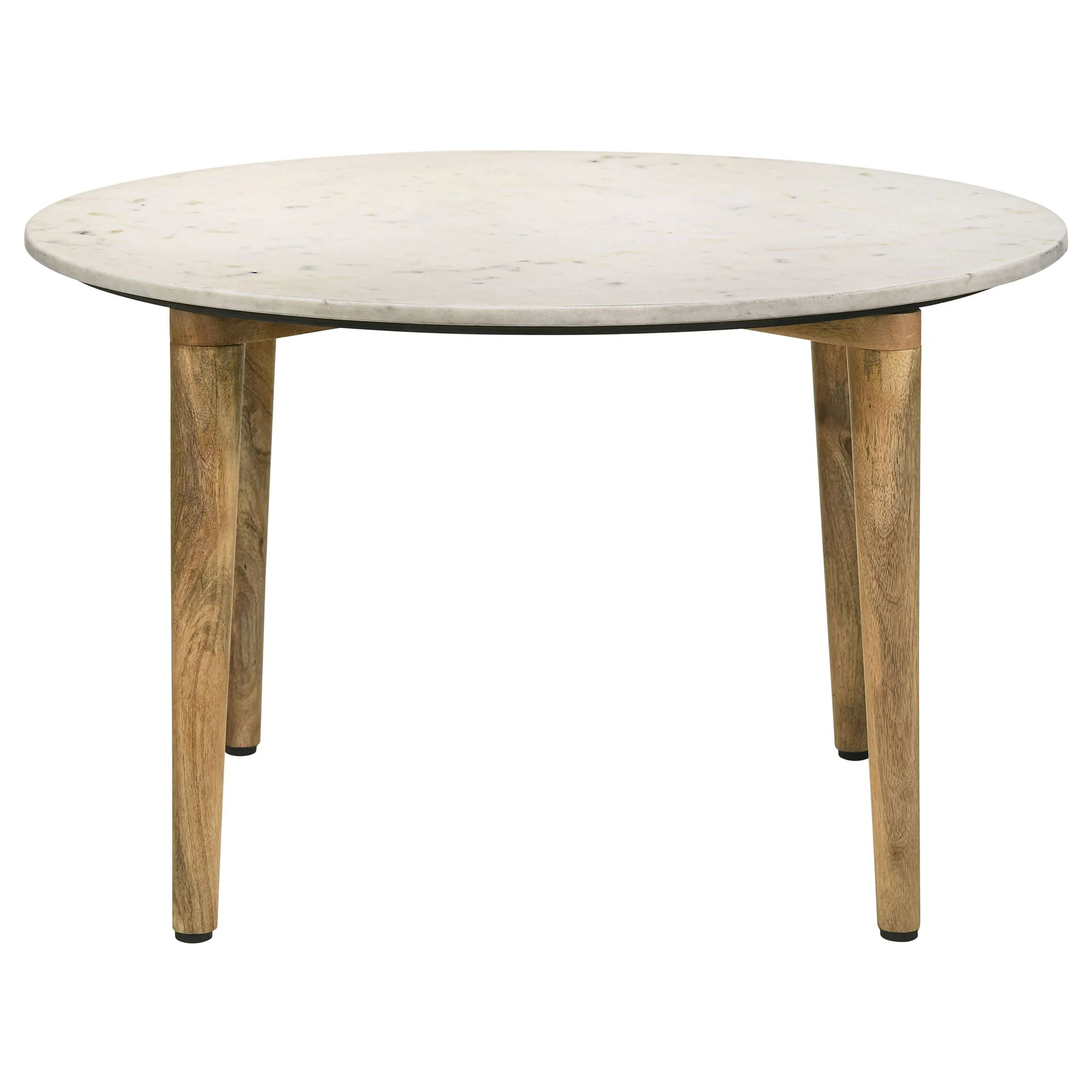 Leska - Round Coffee Table - White - Image 5