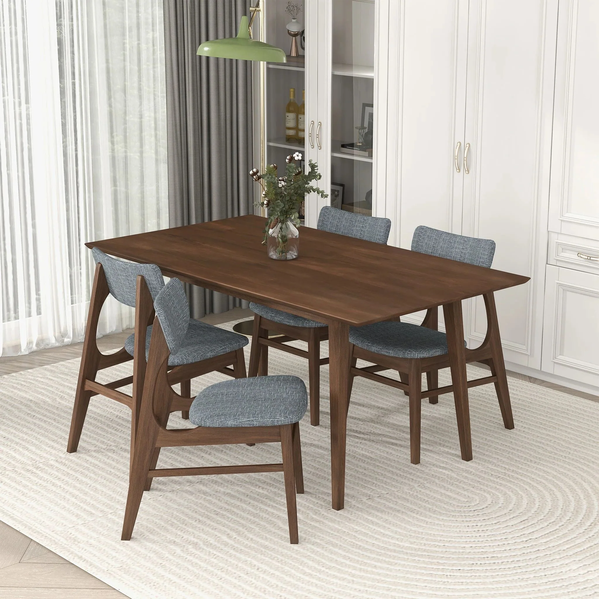 Levi - Modern Style Rectangular Dining Kitchen Table - Image 37