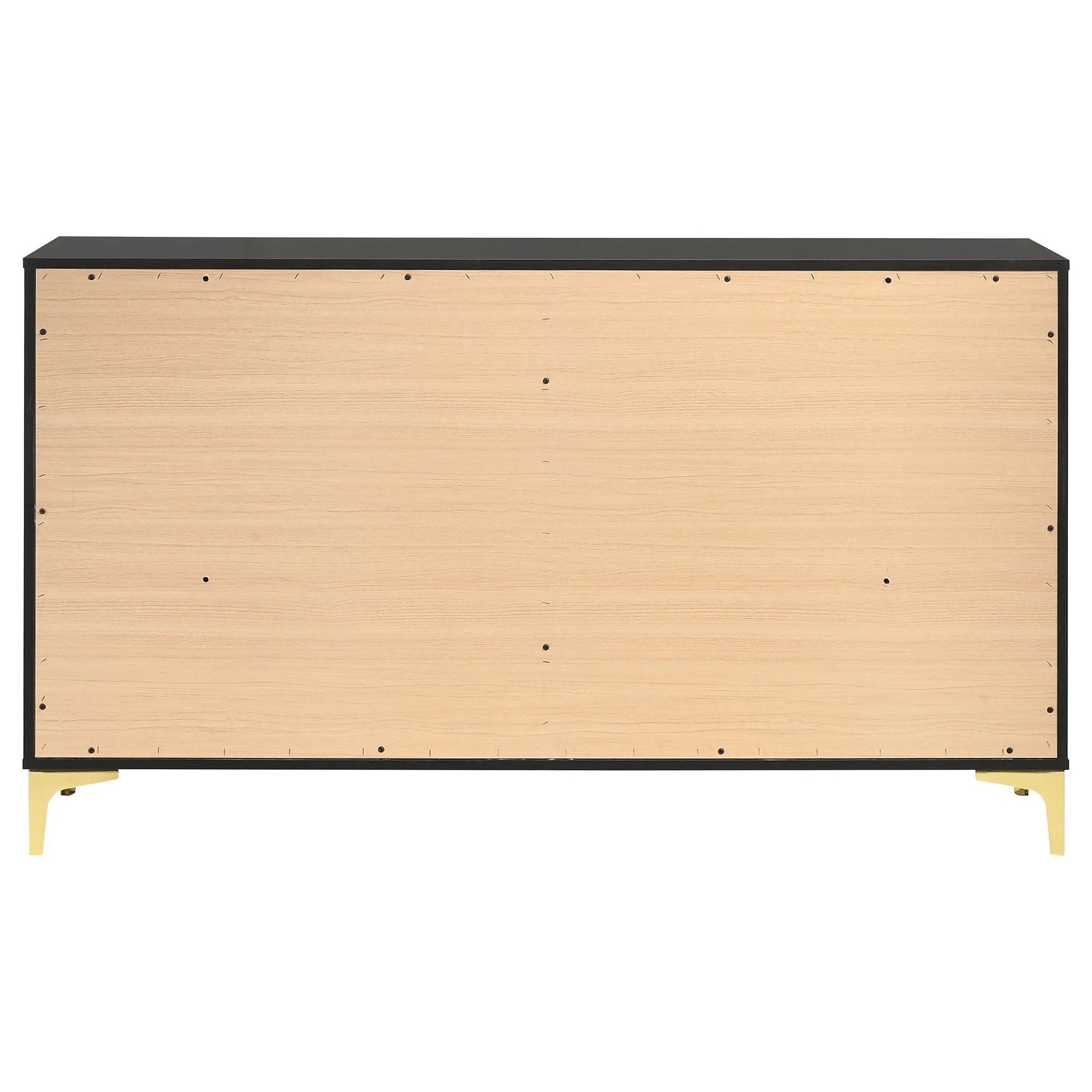 Lexie - 6 Drawer Rectangular Dresser - Black - Image 9