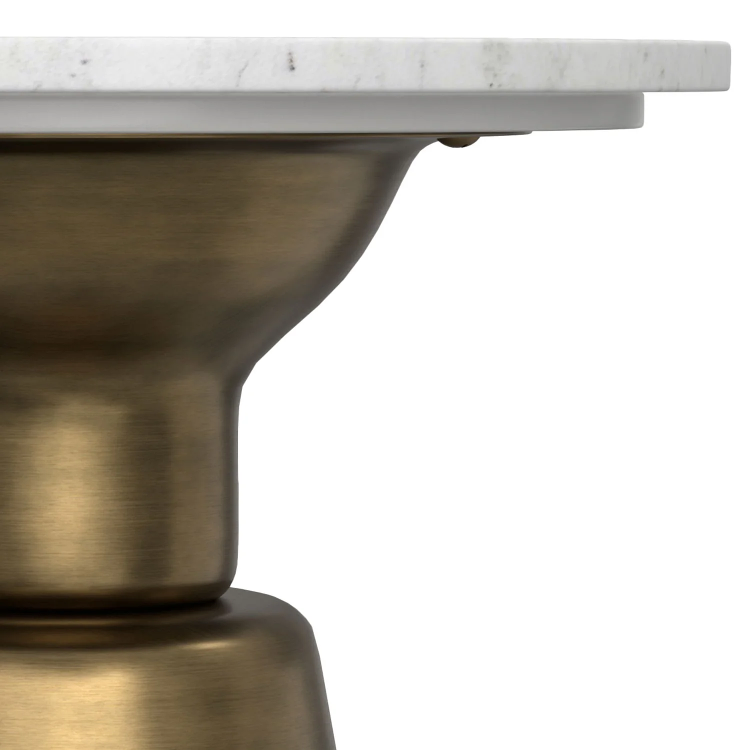 Leyla - Side Table - Antique Brass - Image 7