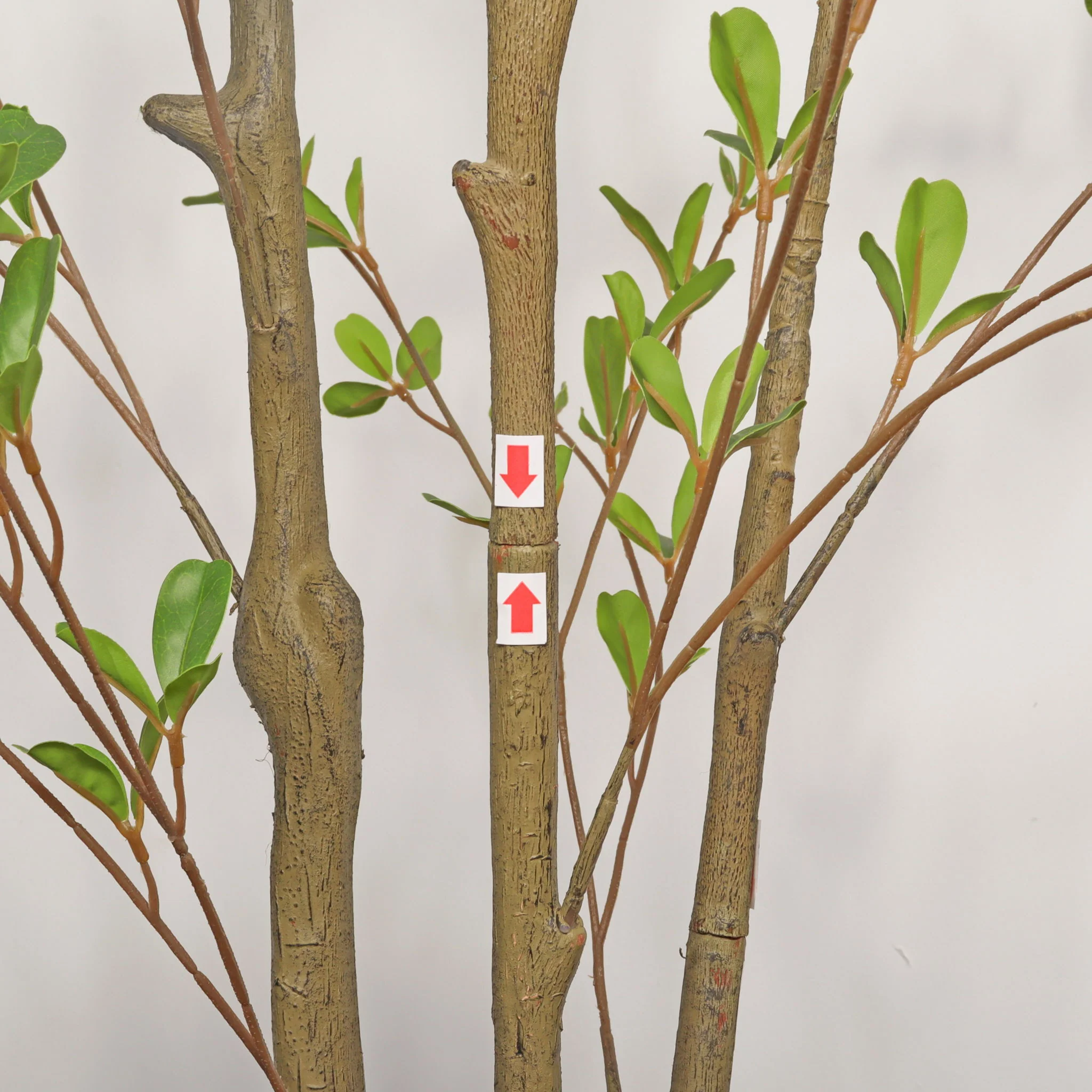 Lifelike Artificial Olive Tree With Plastic Pot For Home Living Room Decor - Green Leaves - Image 5