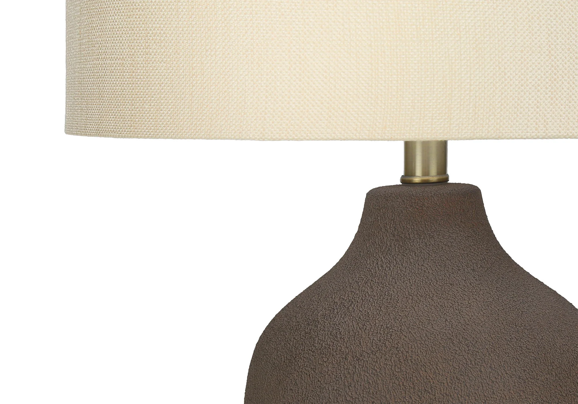 Lighting, Table Lamp, Ceramic, Resin, Contemporary - Gray - Image 3
