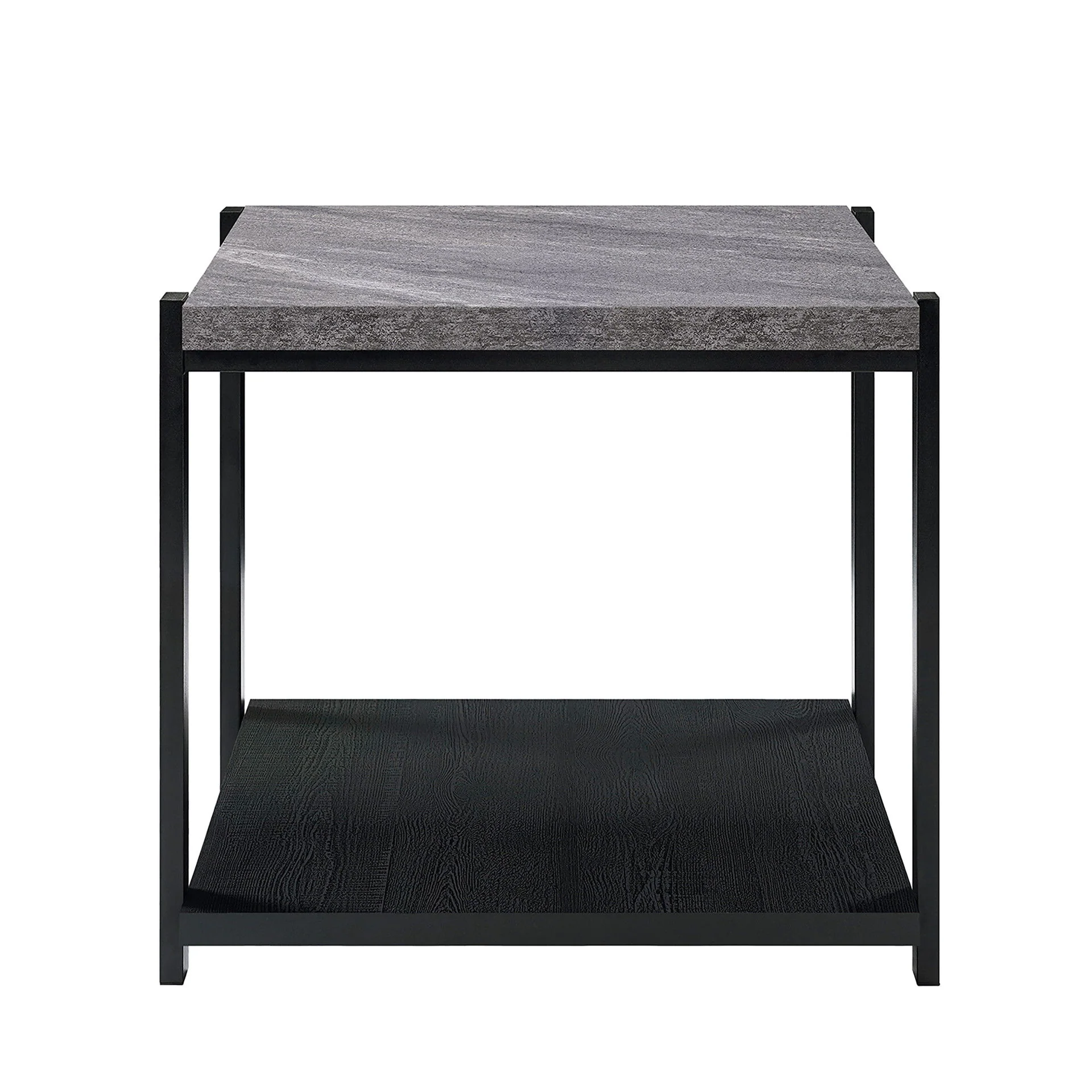 Linea - 3 Piece Occasional Set (1 Coffee & 2 End Tables) - Dark Gray - Image 9