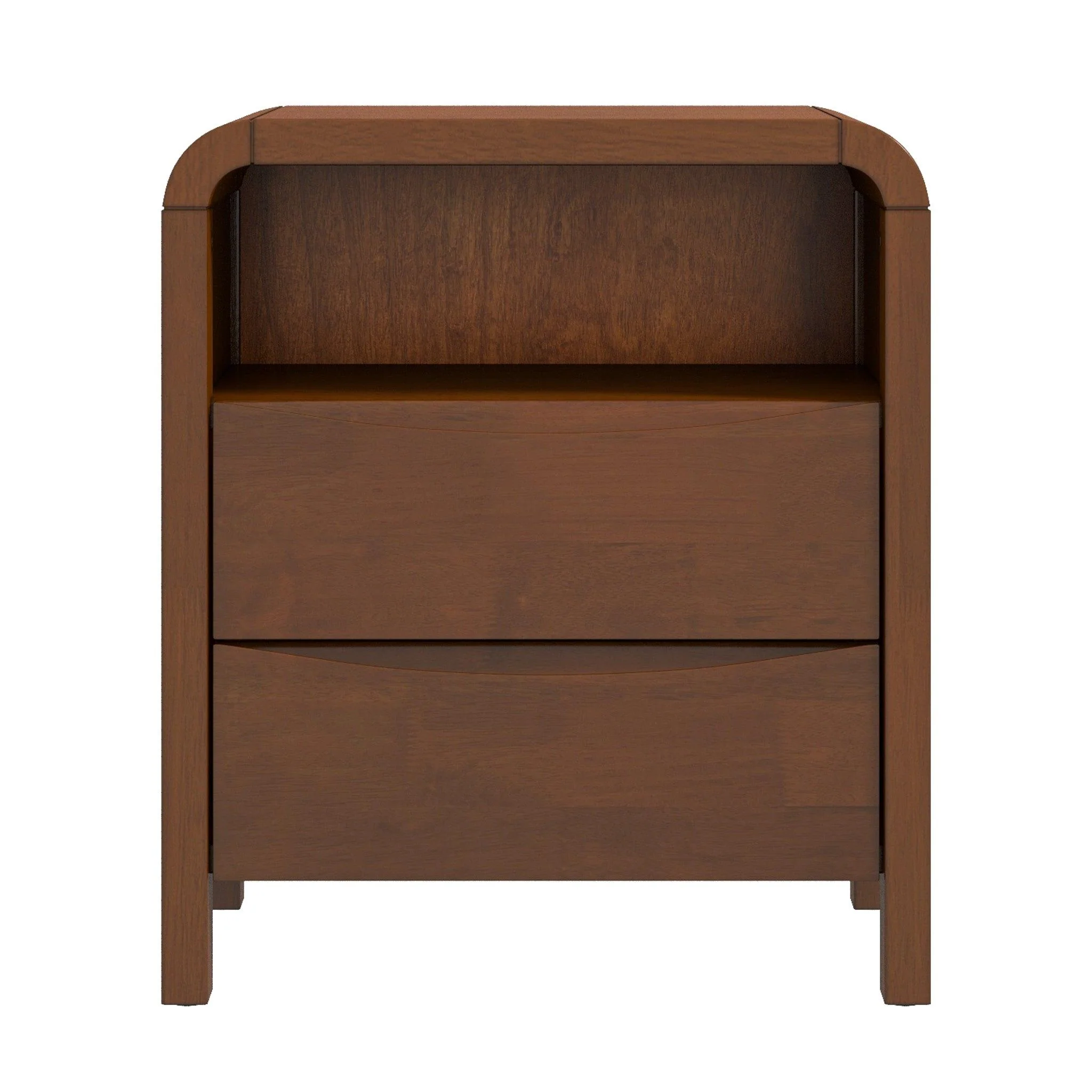Lionel - Nightstand 2 Drawer - Brown - Image 3