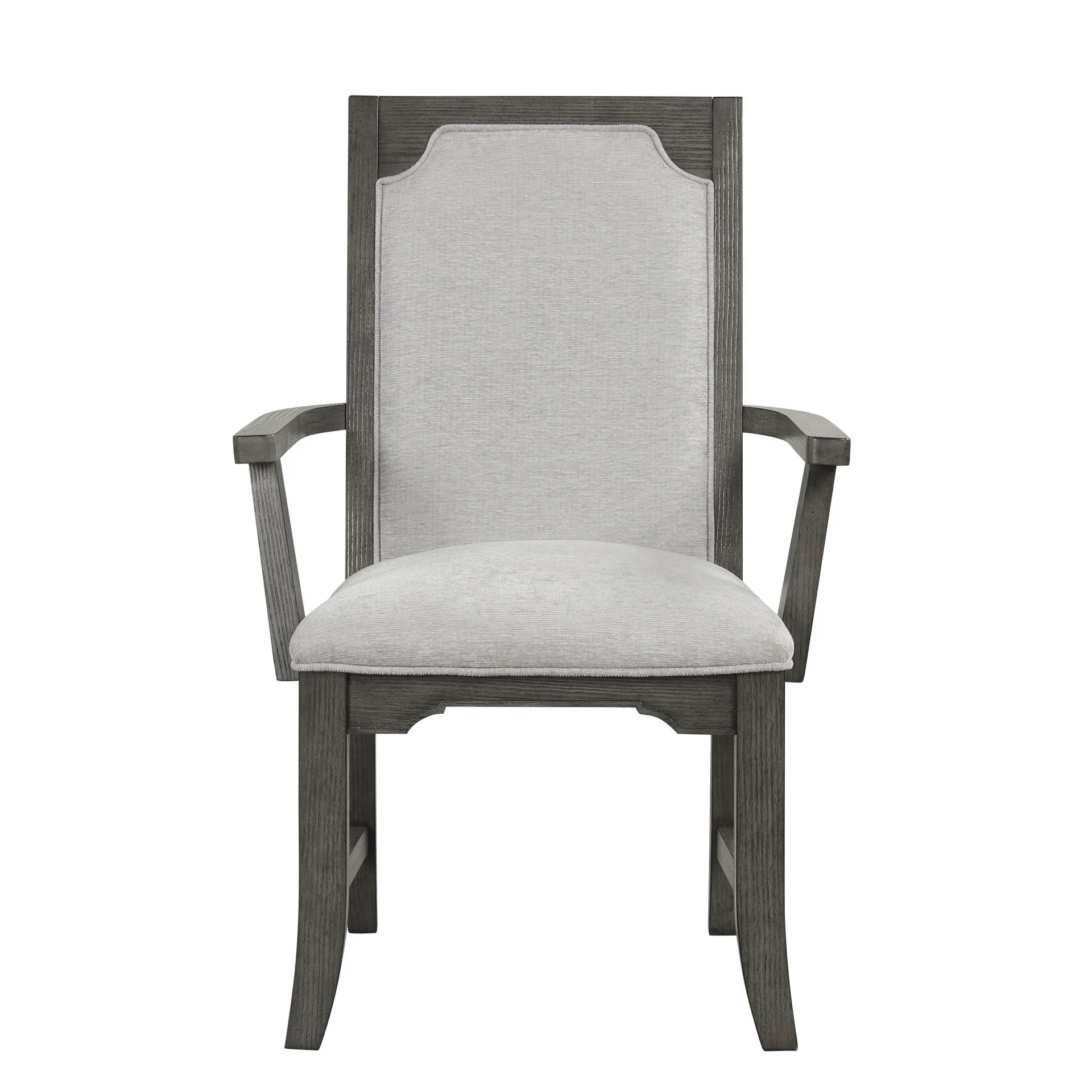 Lisbon - Dining Arm Chair (Set of 2) - Gray - Image 4
