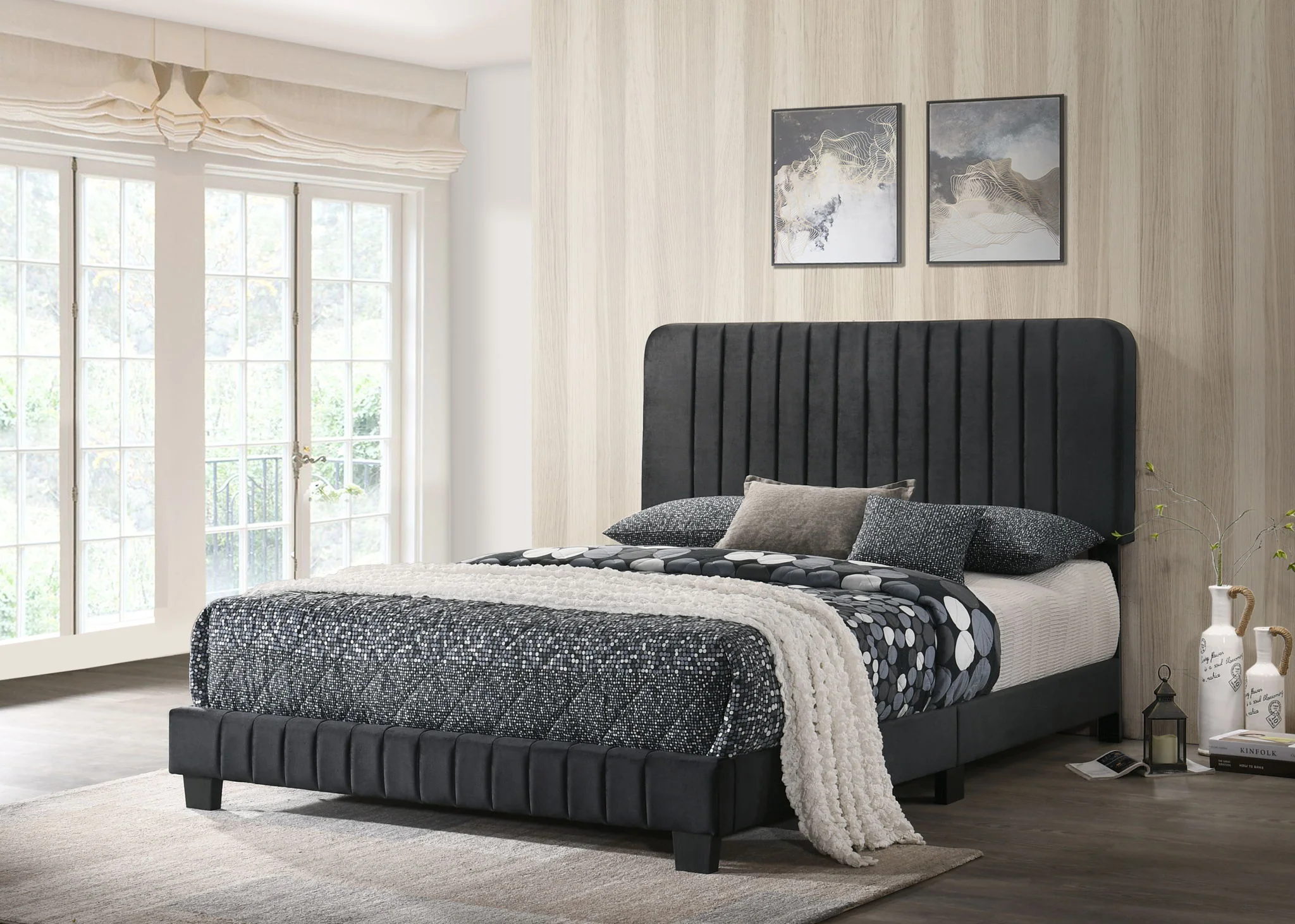 Channel Tufted Bed - Image 2
