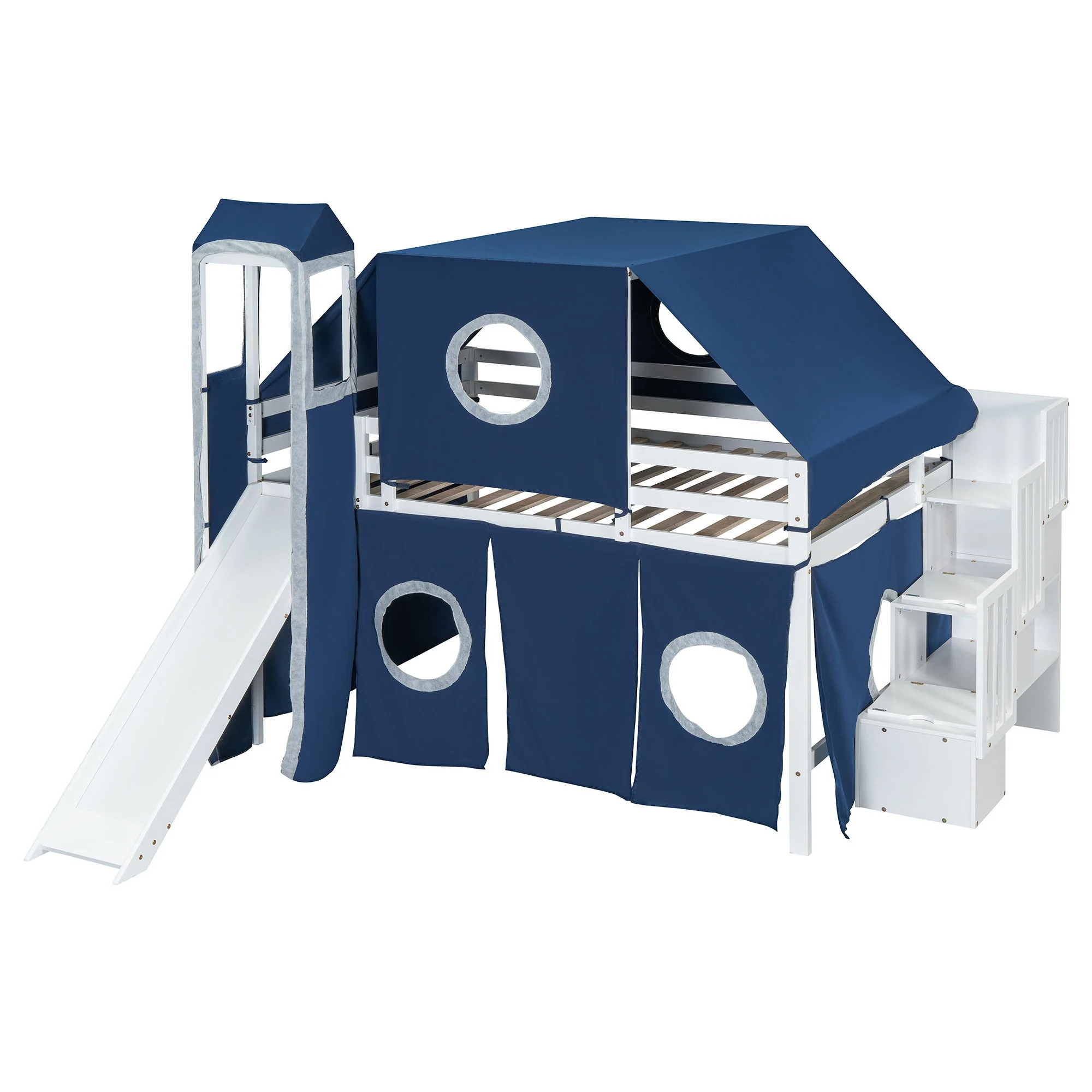 Loft Bed With Tent And Tower - Image 18