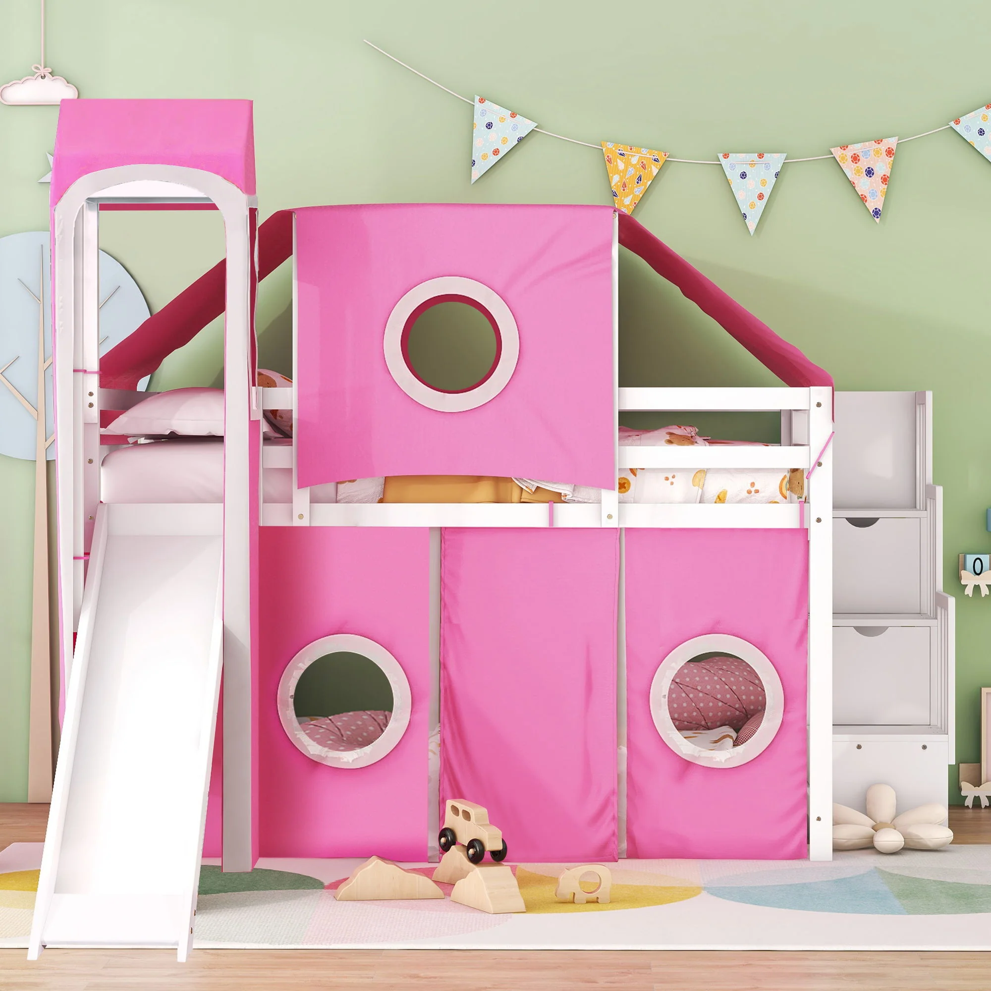 Loft Bed With Tent And Tower - Image 20