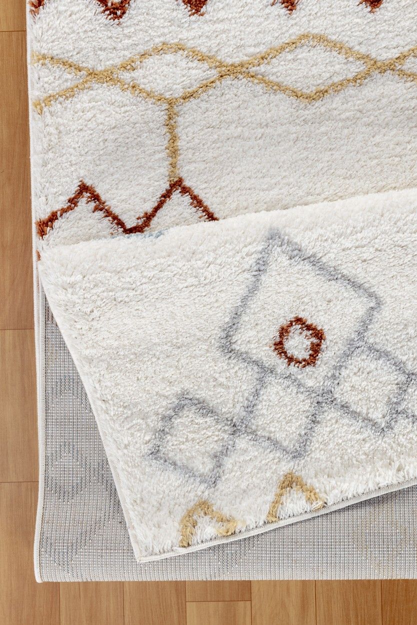 Loft Shag - 7'10" X 9'10" Shaggy Area Rug, Polypropylene - Ivory - Image 3