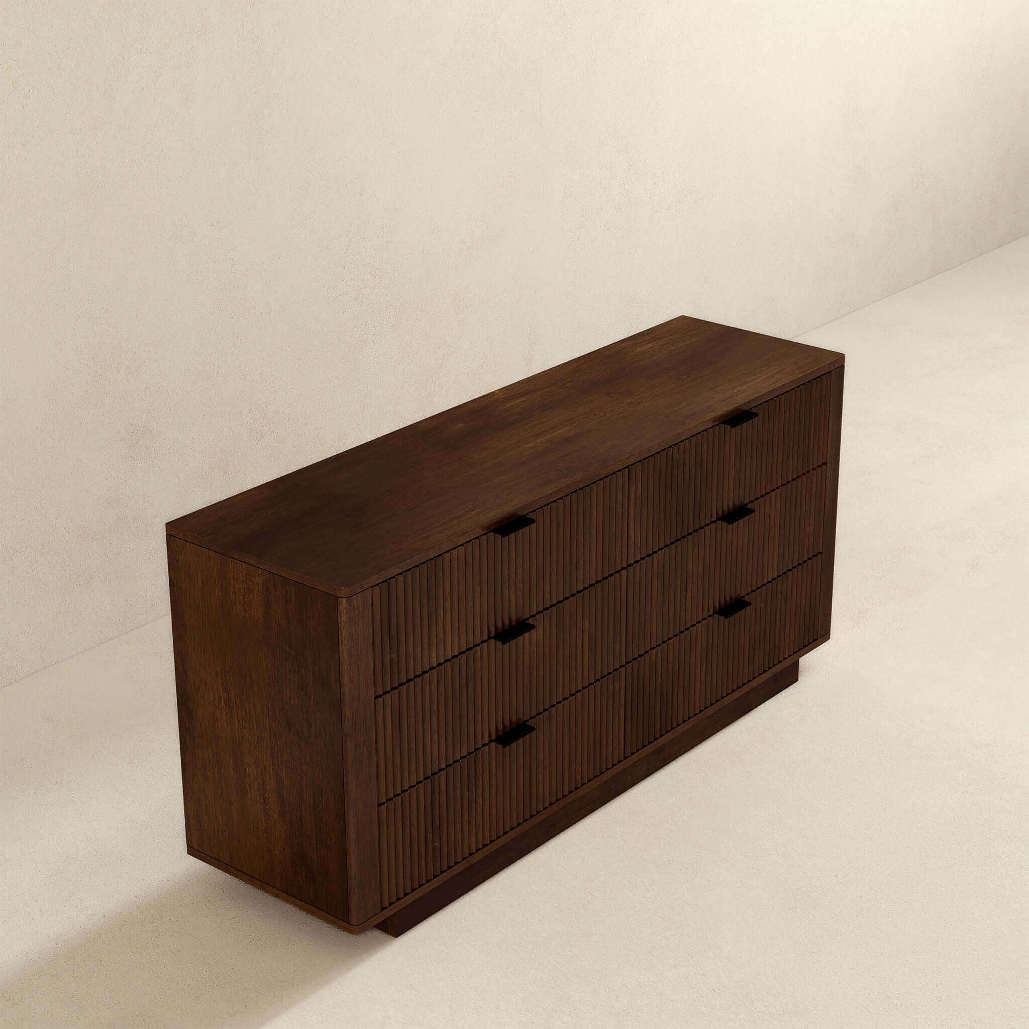 Lola - Dresser With 6 Drawers - Dark Brown - Image 5
