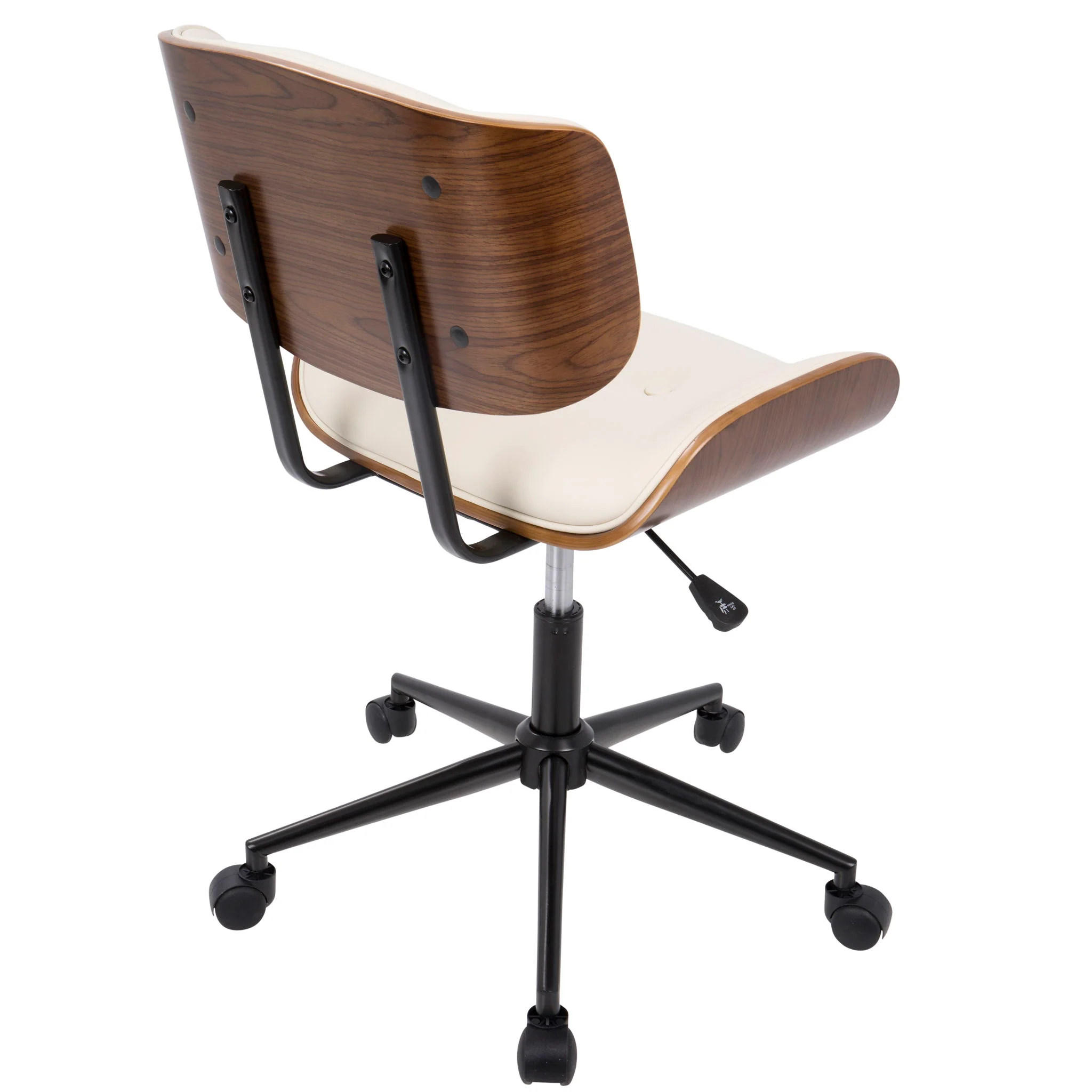Lombardi - Mid Century Modern Adjustable Office Chair With Swivel - Image 11