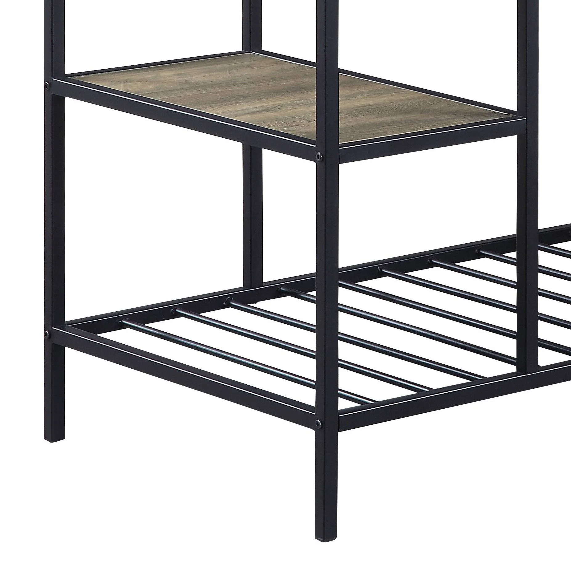 Lona - Kitchen Island - Rustic Oak / Black - Image 4